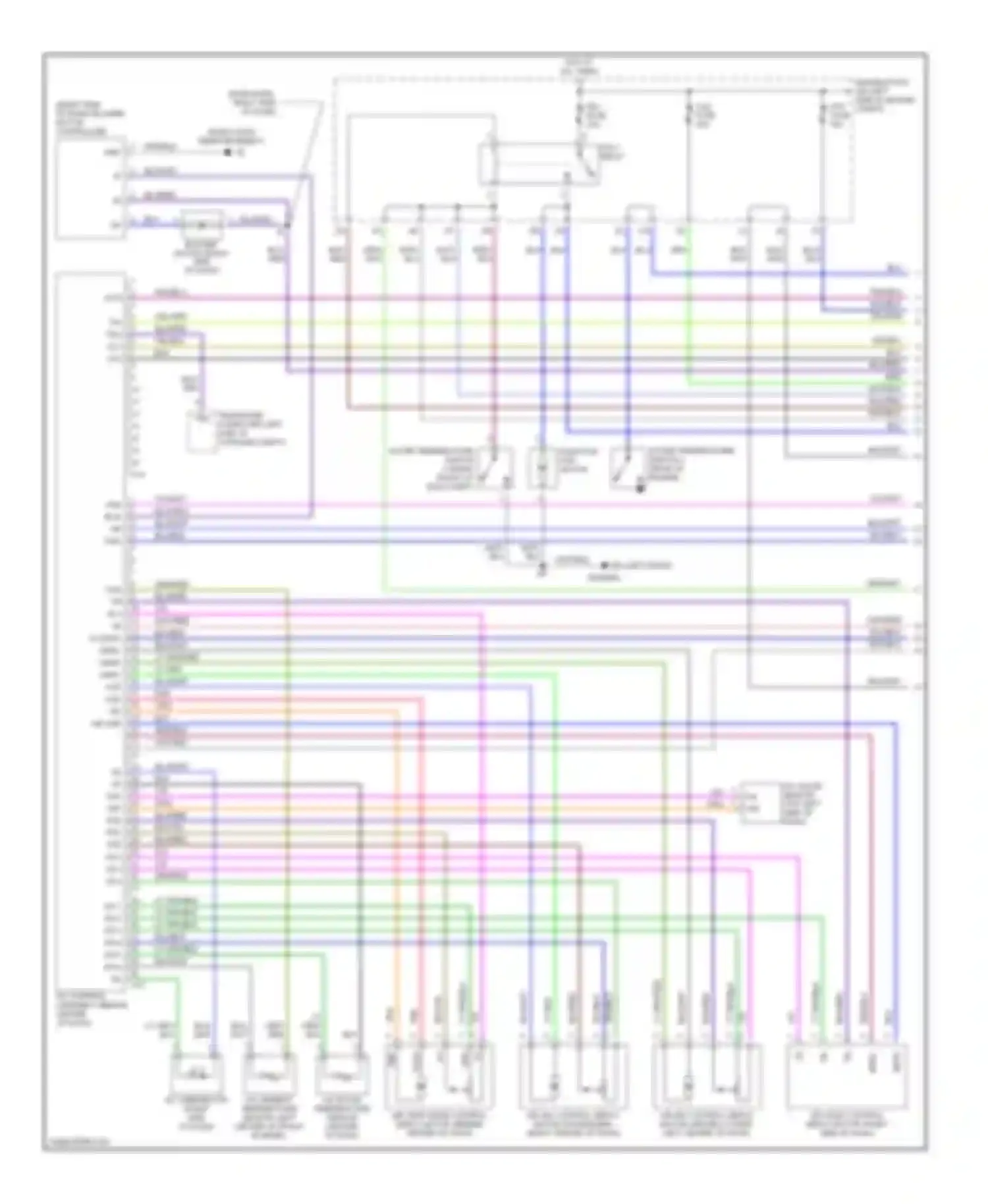 ES Lexus XV30 (2001-2003): Air conditioning circuits (1 of 2)