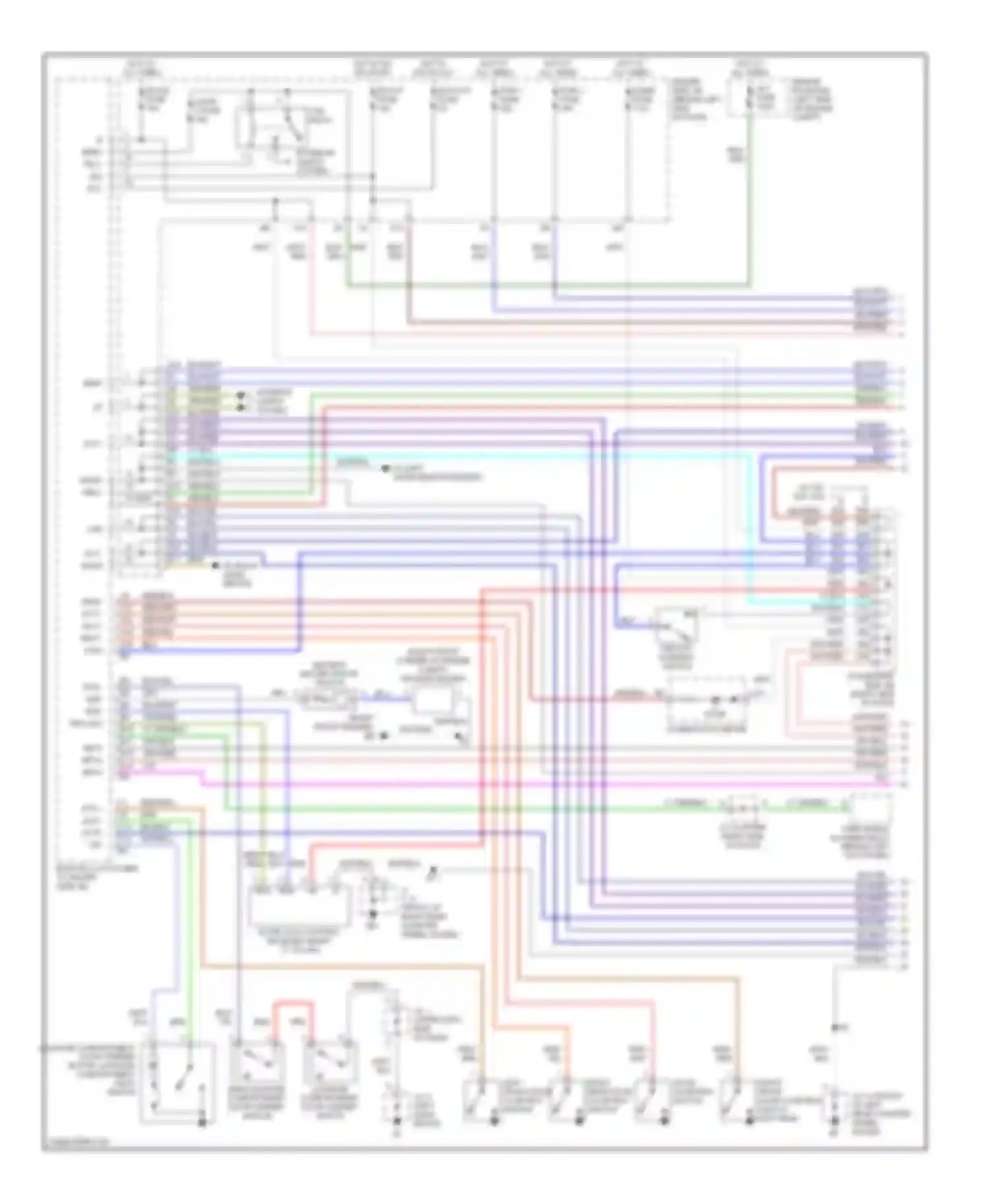 ES Lexus XV30 (2001-2003): Anti-theft circuit (1 of 2)
