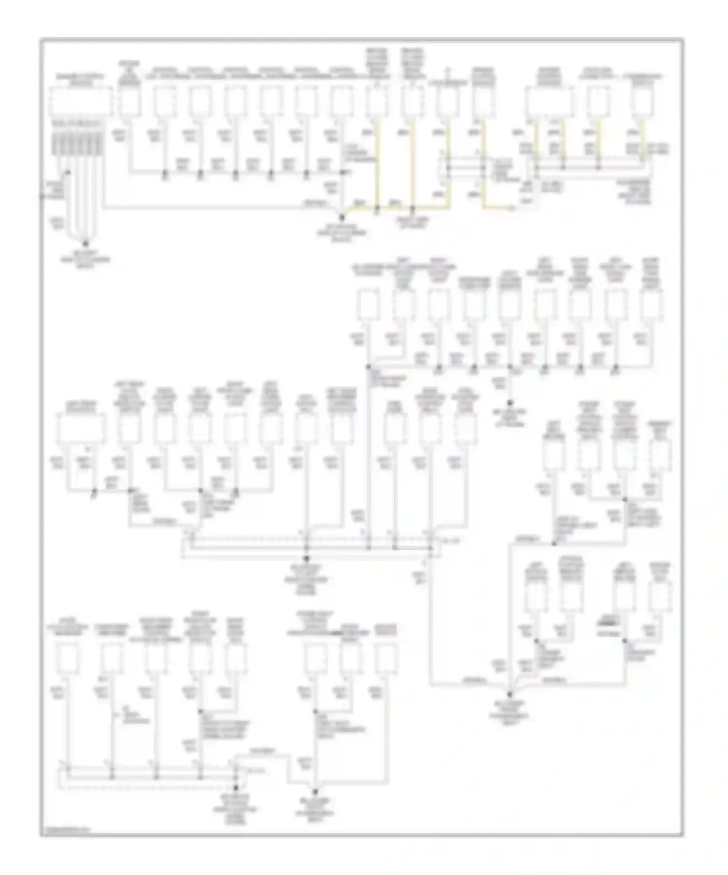 ES Lexus XV30 (2001-2003): Ground distribution circuit (2 of 3)