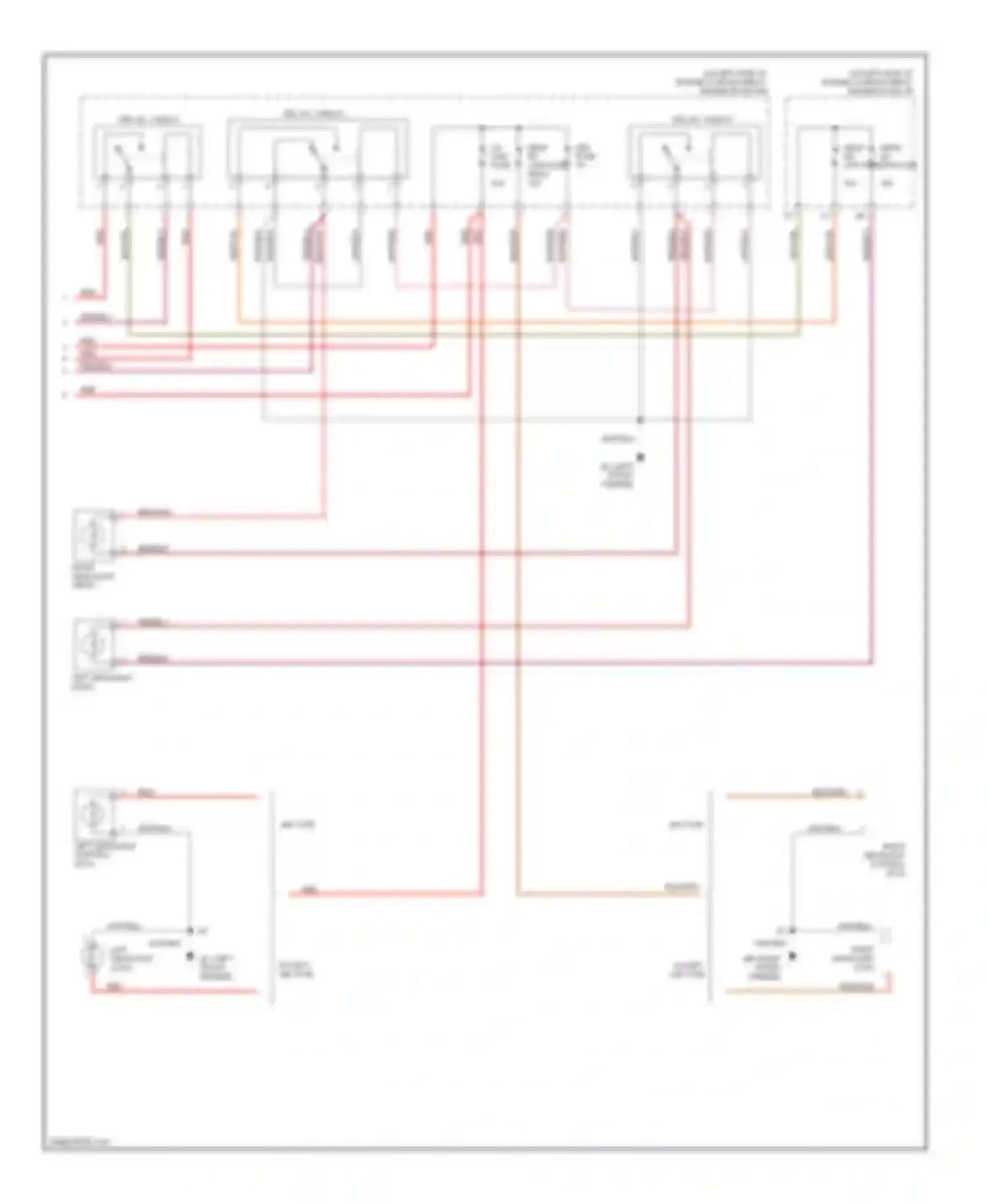 ES Lexus XV30 (2001-2003): Headlamps circuit, with drl (2 of 2)