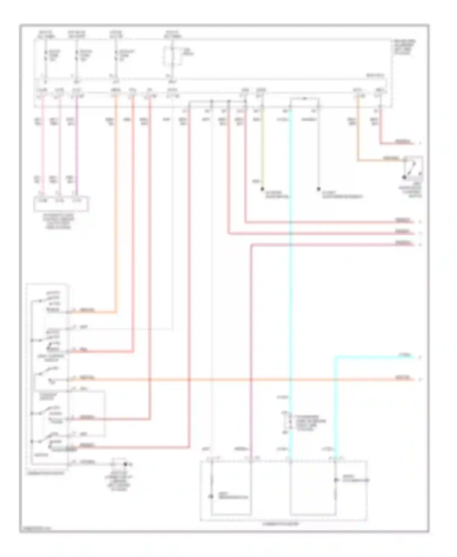 ES Lexus XV30 (2001-2003): Headlamps circuit, without drl (1 of 2)