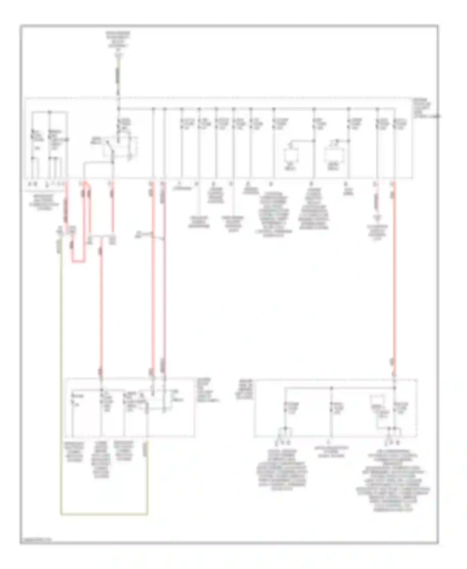 ES Lexus XV30 (2001-2003): Power distribution circuit (3 of 3)
