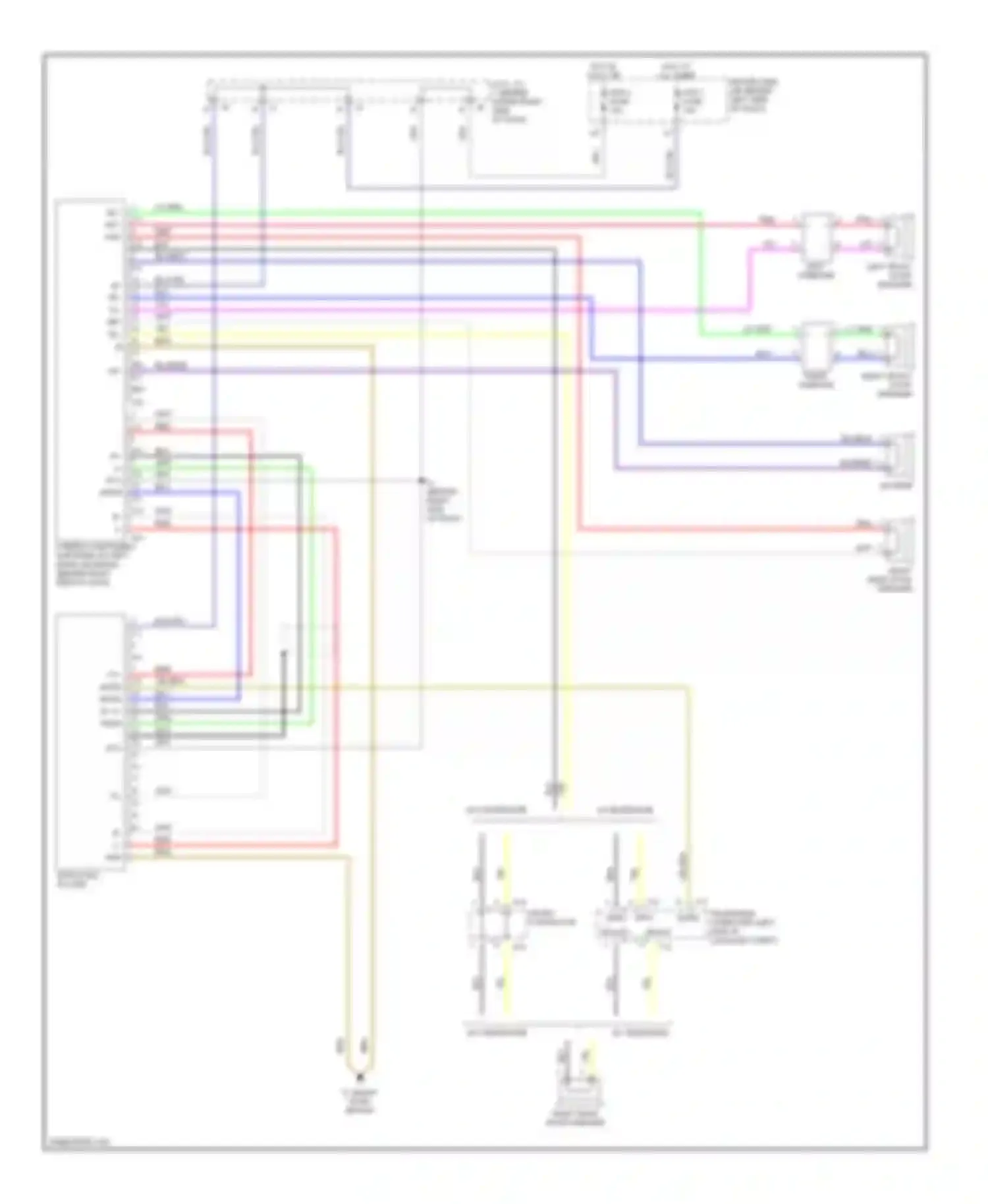 ES Lexus XV30 (2001-2003): Radio circuits, 6 cd without mark levinson without navigation