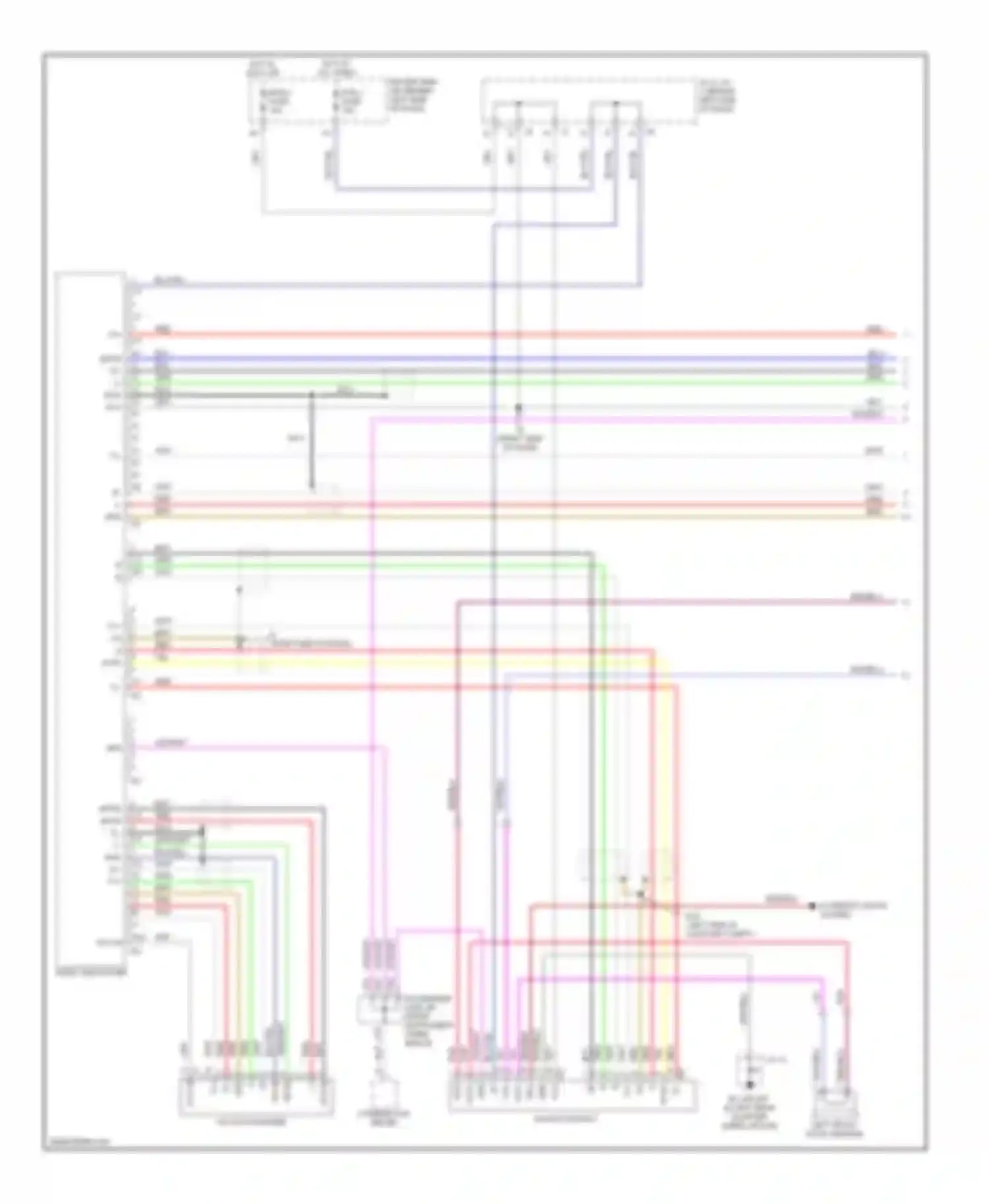 ES Lexus XV30 (2001-2003): Radio circuits, with mark levinson with navigation without telephone
(1 of 2)