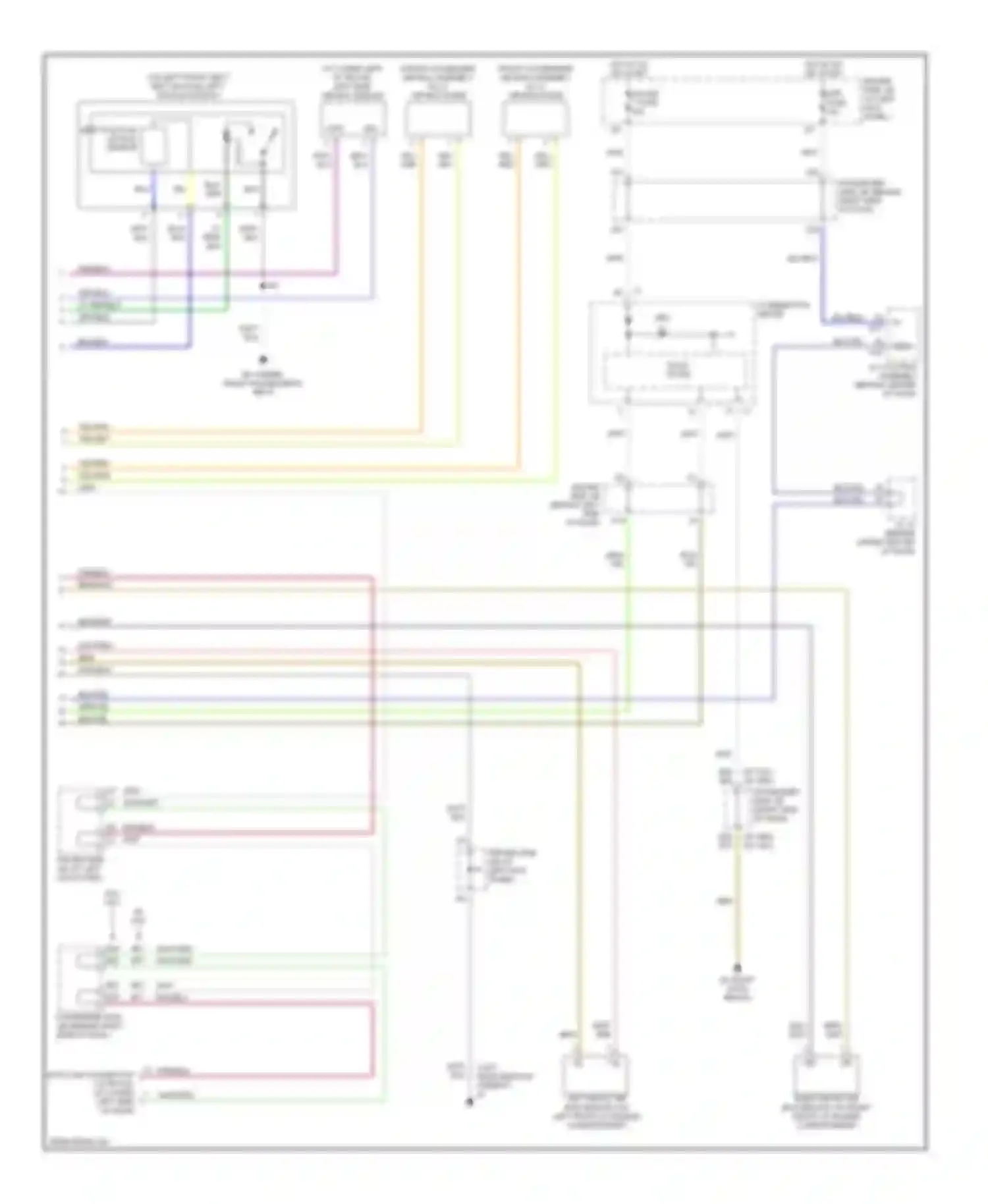 ES Lexus XV30 (2001-2003): Supplemental restraint circuit (2 of 2)