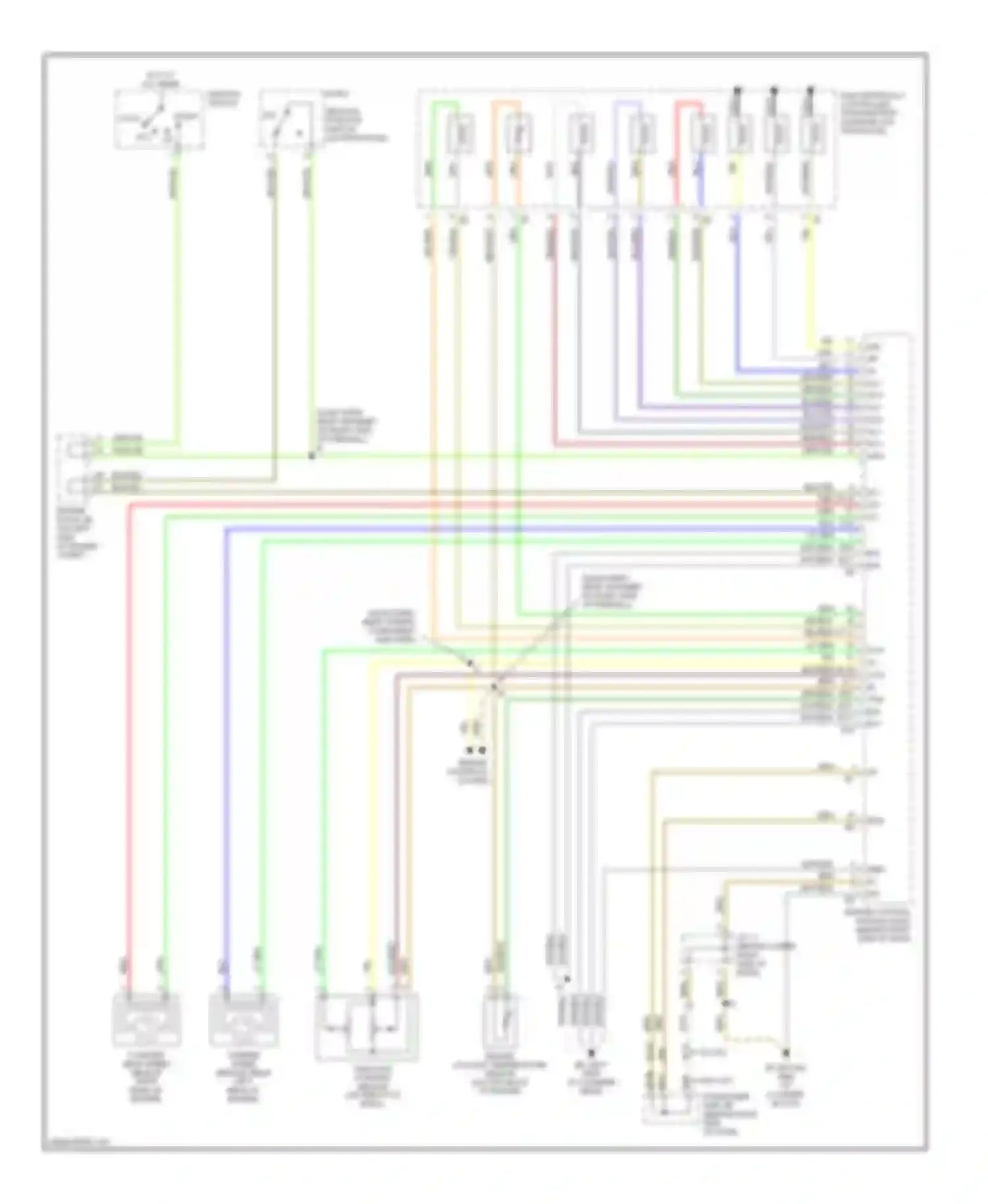 ES Lexus XV30 (2001-2003): A/t circuit (2 of 2)