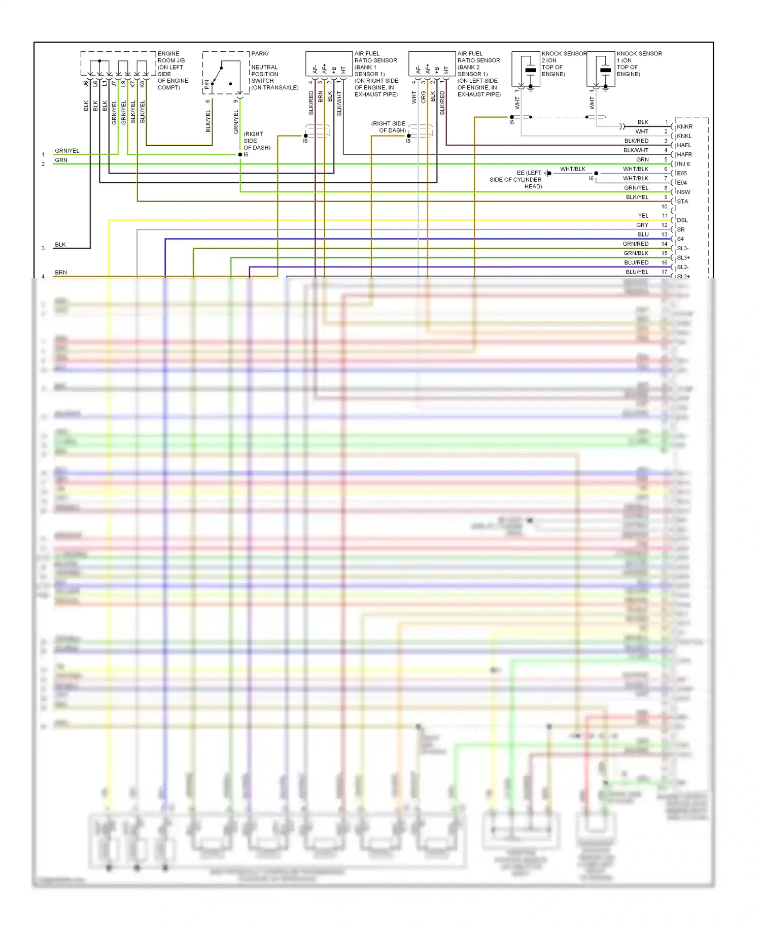 Wiring diagram blk for Lexus ES XV30 (2001-2003) (20 of 56)