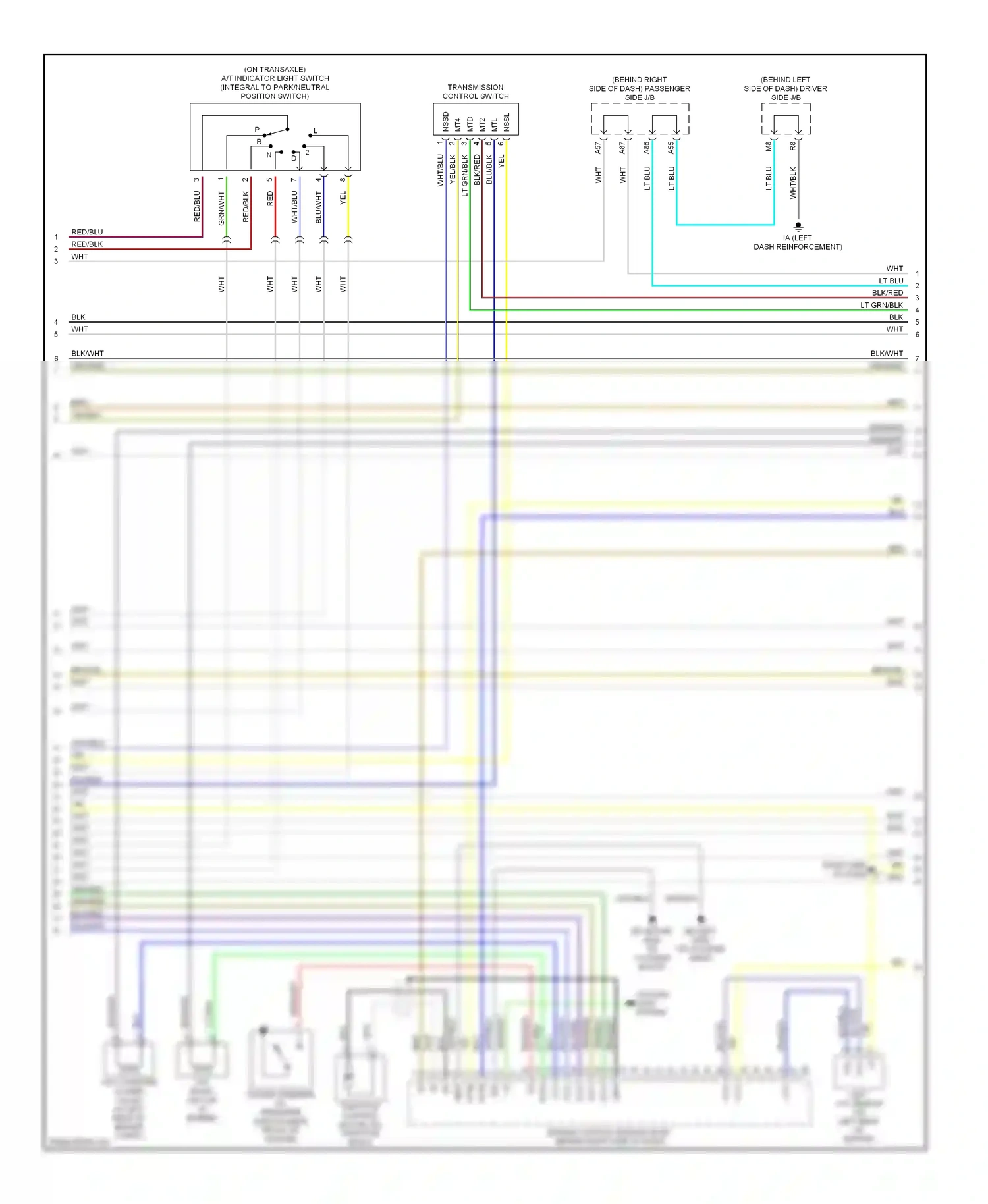 Lexus ES XV30 (2001-2003) mtd wiring diagram  (2 of 2)