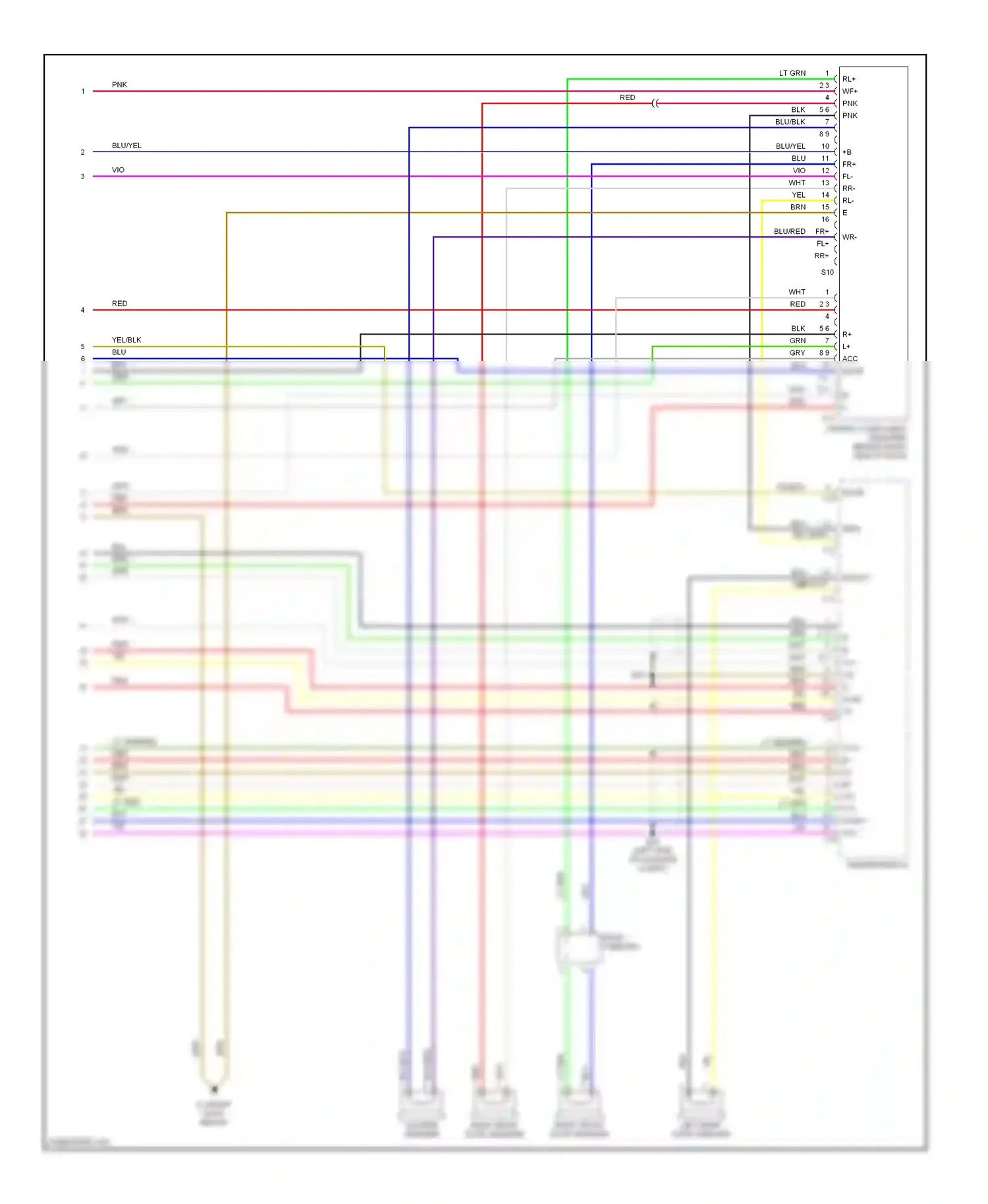 Wiring diagram pnk for Lexus ES XV30 (2001-2003) (25 of 29)