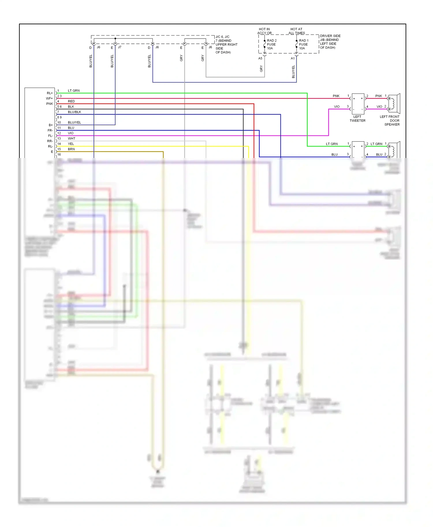 Wiring diagram vio for Lexus ES XV30 (2001-2003) (20 of 31)