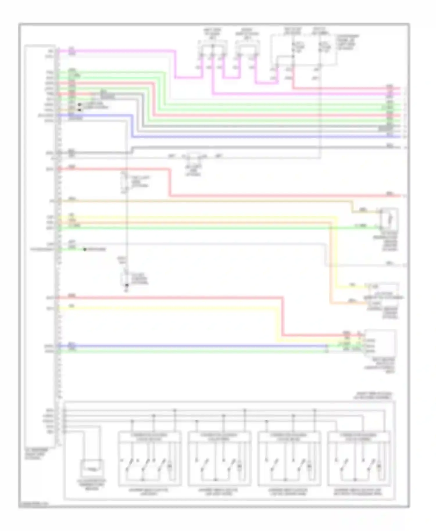 ES Lexus XV40 facelift (2009-2012): Automatic a/c circuit (1 of 3)