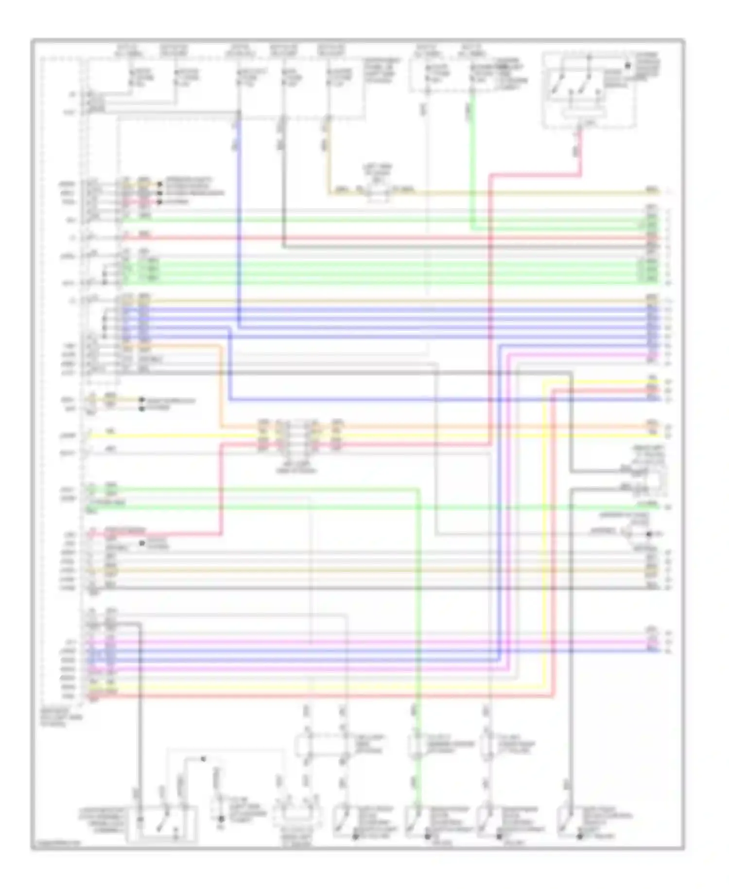 ES Lexus XV40 facelift (2009-2012): Forced entry circuit (1 of 5)