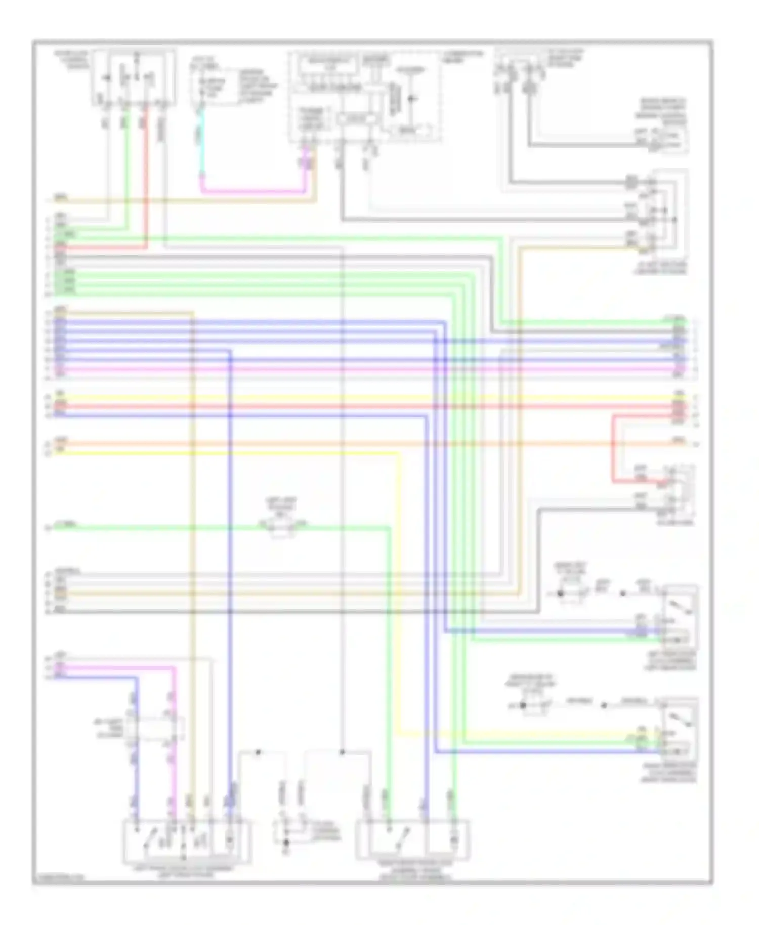 ES Lexus XV40 facelift (2009-2012): Forced entry circuit (2 of 5)