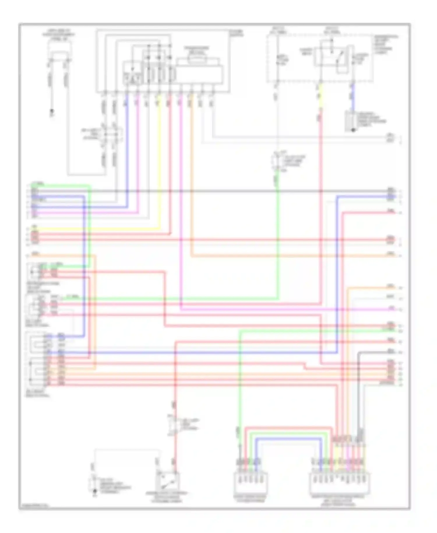 ES Lexus XV40 facelift (2009-2012): Forced entry circuit (3 of 5)