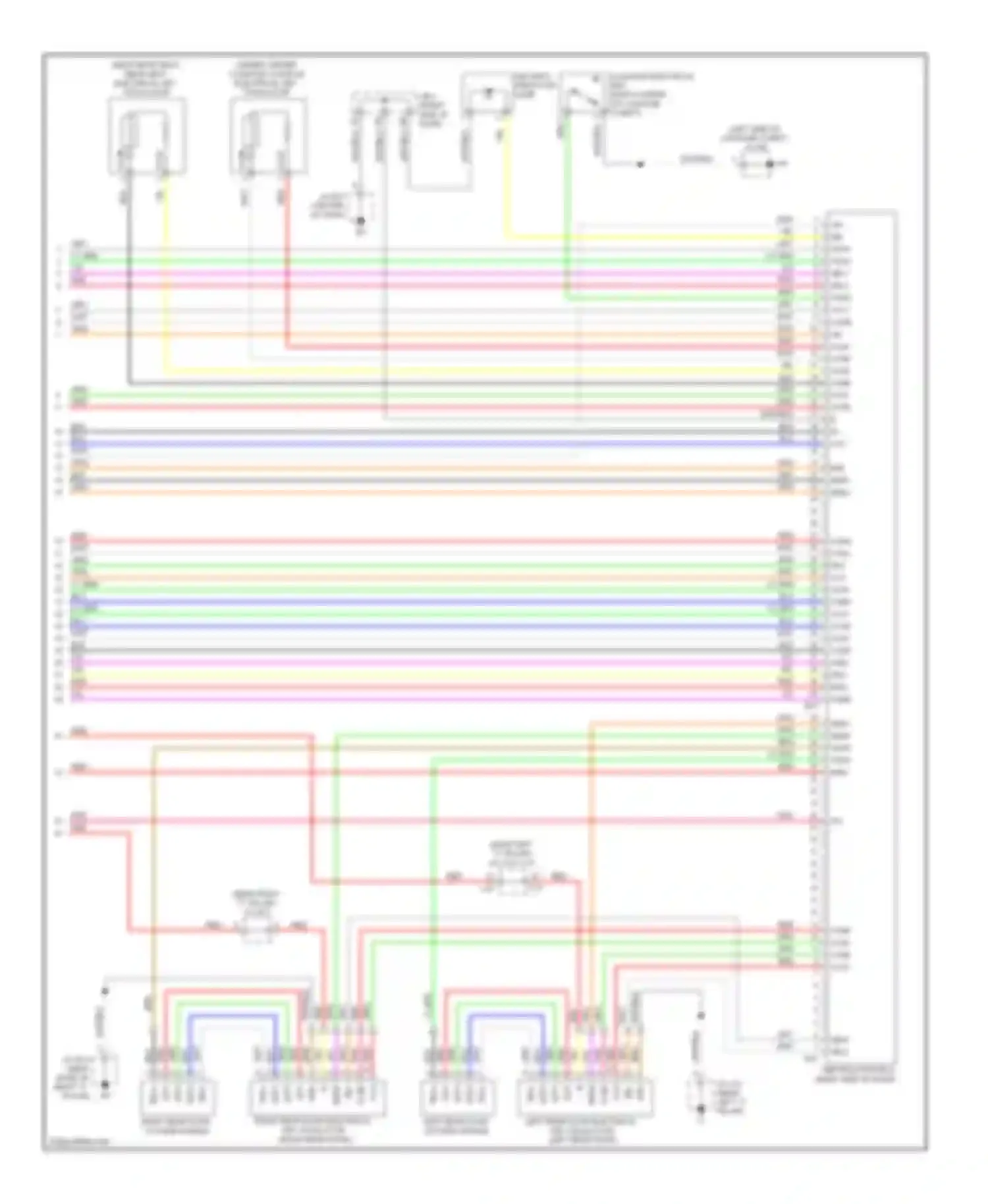 ES Lexus XV40 facelift (2009-2012): Forced entry circuit (5 of 5)
