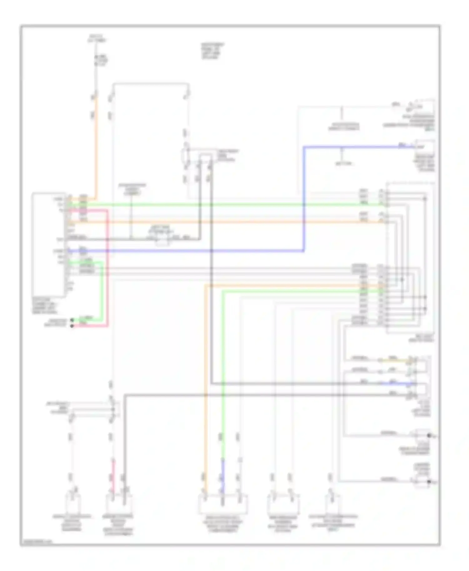 ES Lexus XV40 facelift (2009-2012): Data link connector circuit