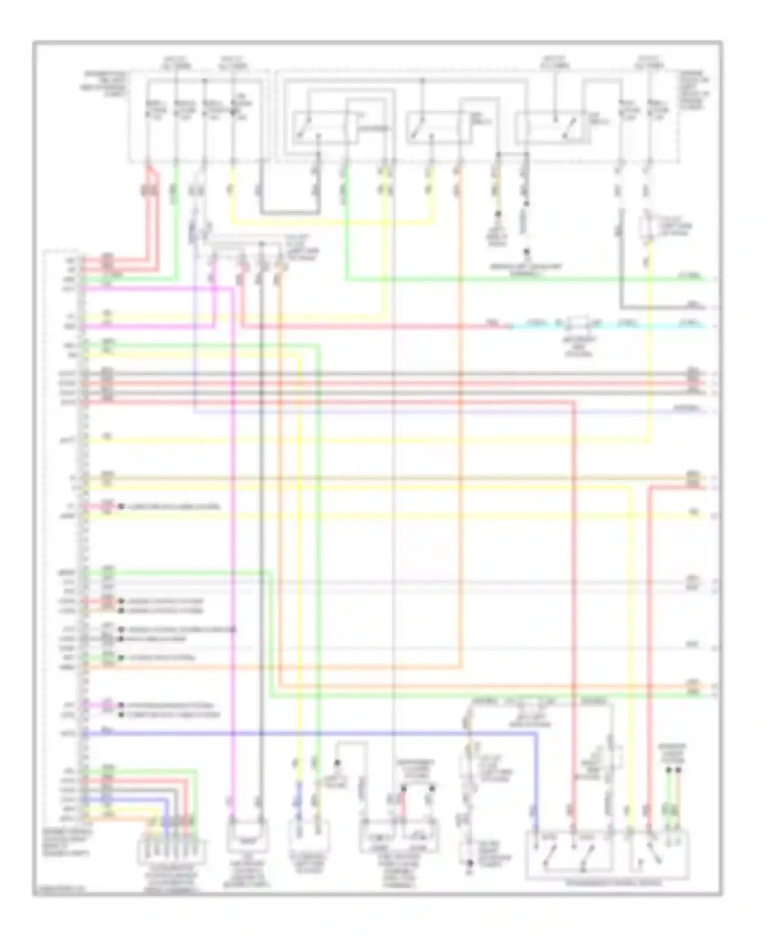 ES Lexus XV40 facelift (2009-2012): Wiring diagram engine performance 3.5l (1 of 5)