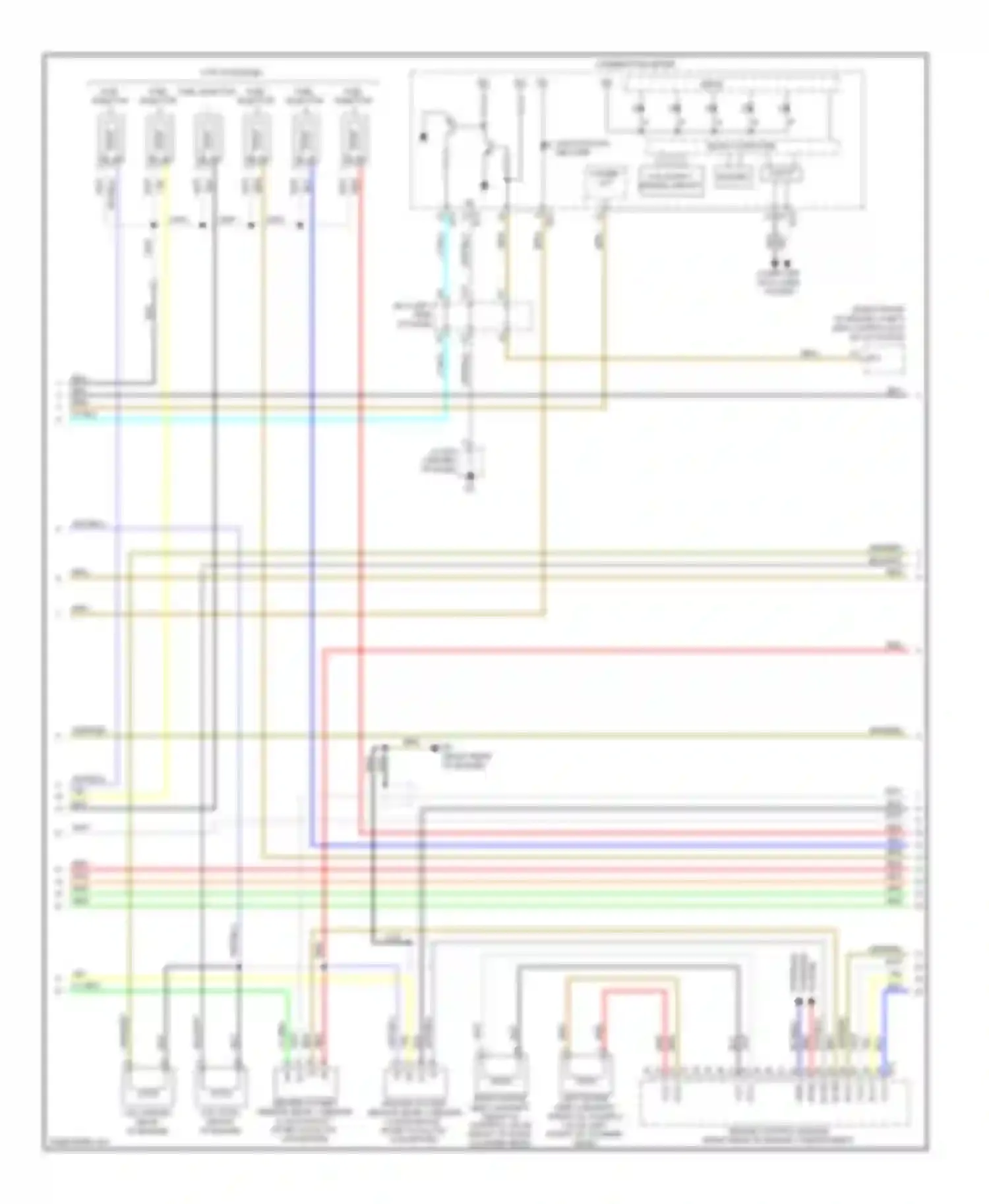 ES Lexus XV40 facelift (2009-2012): Wiring diagram engine performance 3.5l (4 of 5)