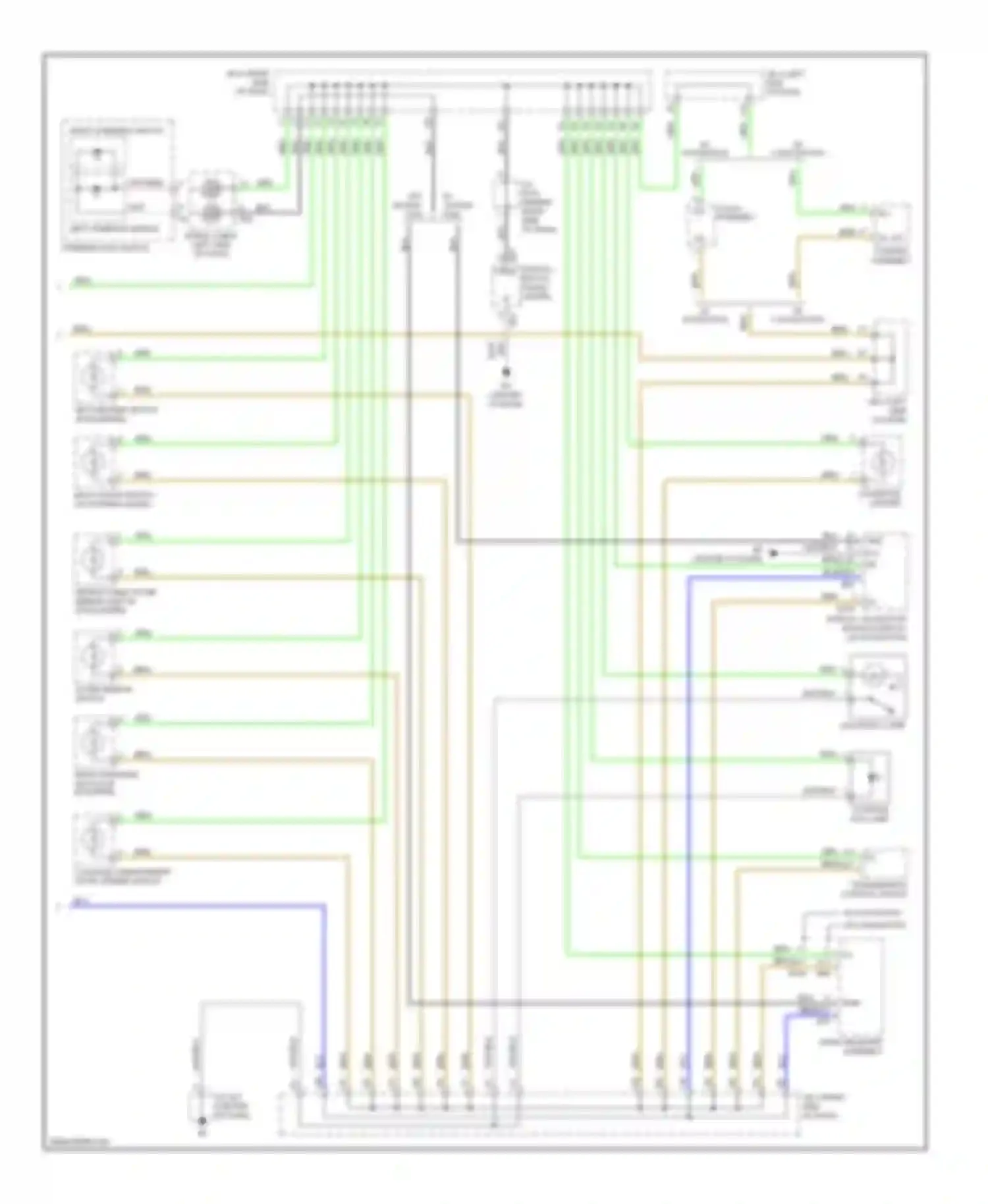 ES Lexus XV40 facelift (2009-2012): Instrument illumination circuit (2 of 2)