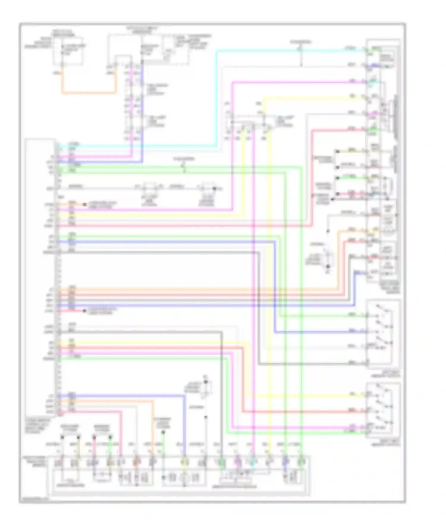 ES Lexus XV40 facelift (2009-2012): Memory mirrors circuit (1 of 2)
