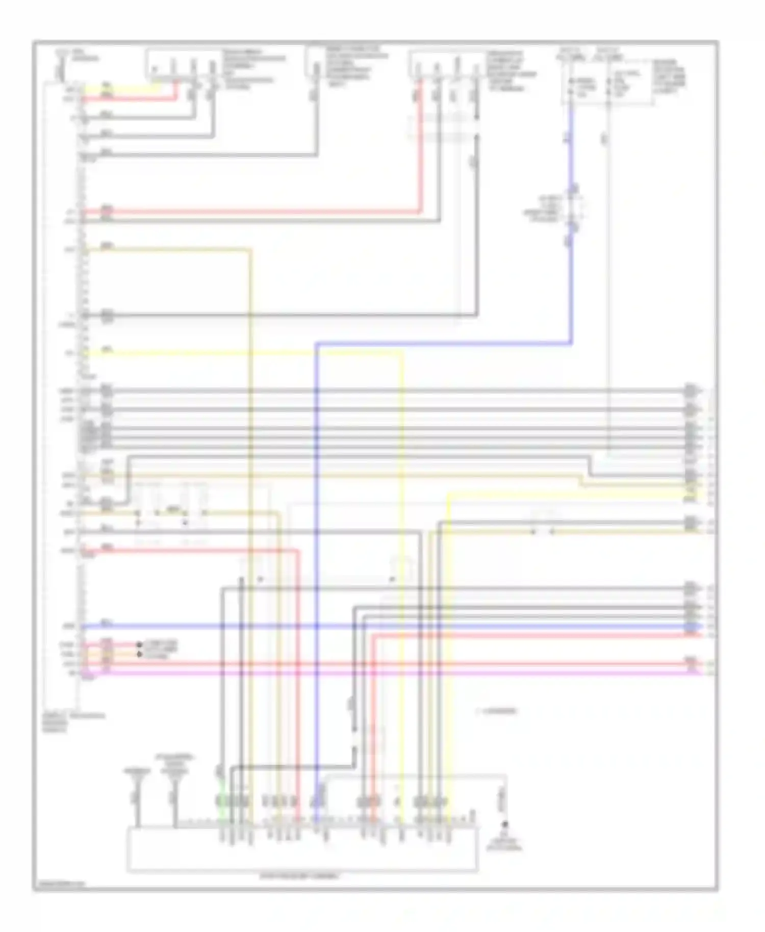 ES Lexus XV40 facelift (2009-2012): Navigation circuit (1 of 4)