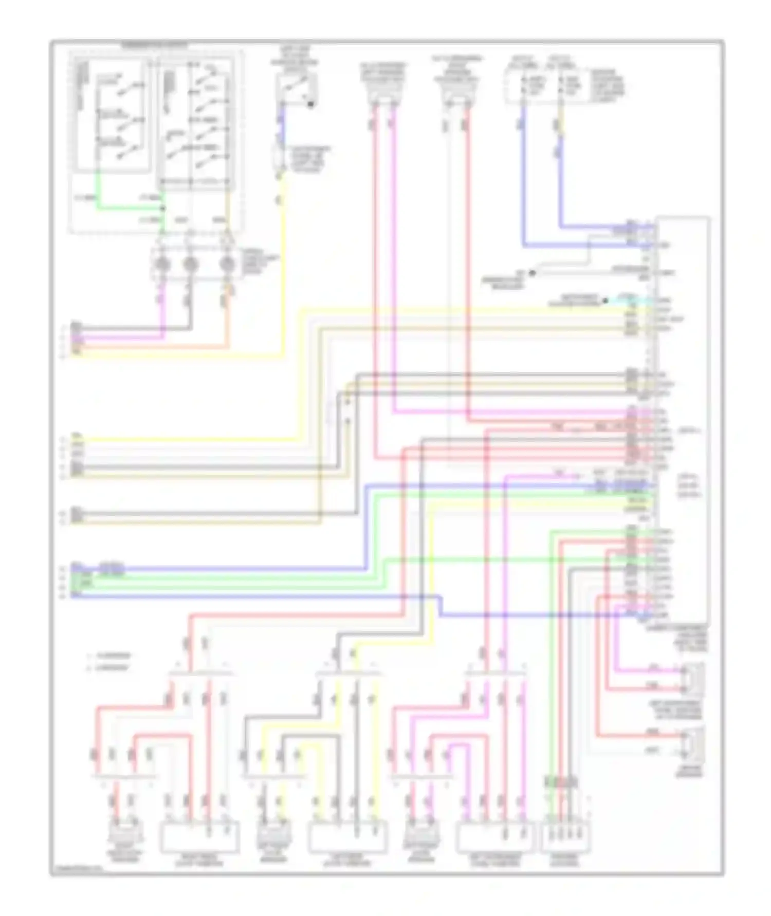 ES Lexus XV40 facelift (2009-2012): Navigation circuit (4 of 4)