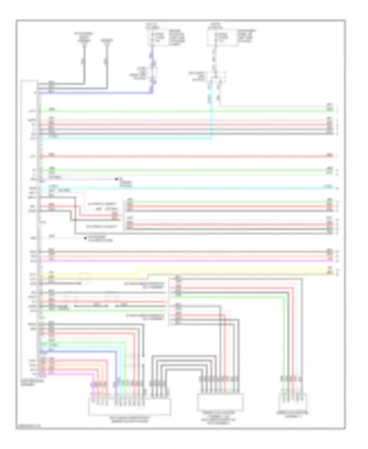 ES Lexus XV40 facelift (2009-2012): Radio circuit, without navigation (1 of 3)