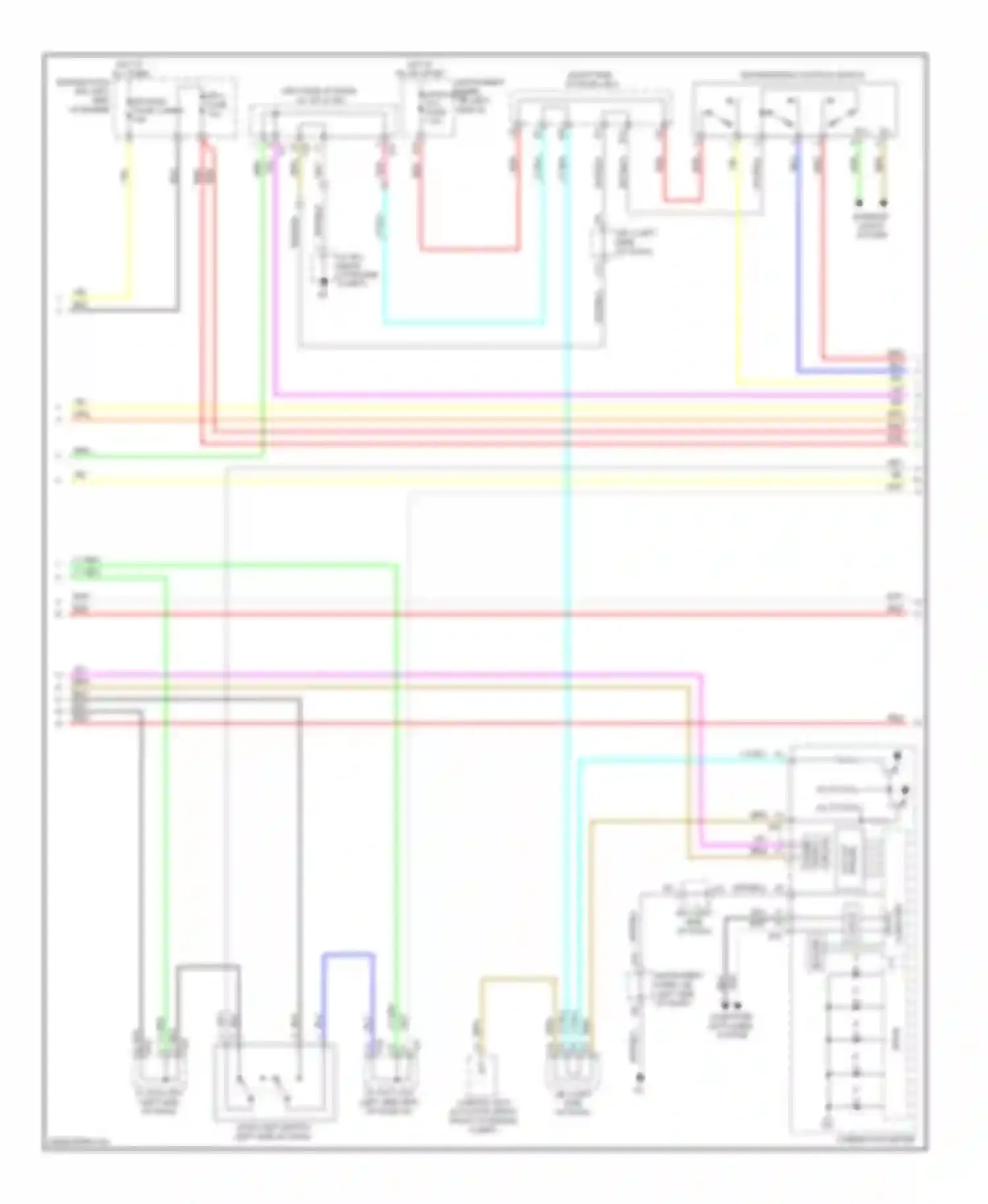 ES Lexus XV40 facelift (2009-2012): Transmission circuit (2 of 3)