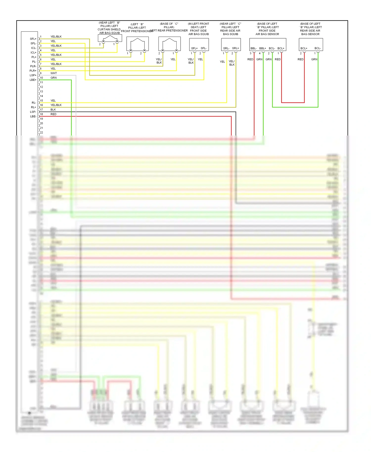 Wiring diagram bcr+ for Lexus ES XV40 facelift (2009-2012) (1 of 1)