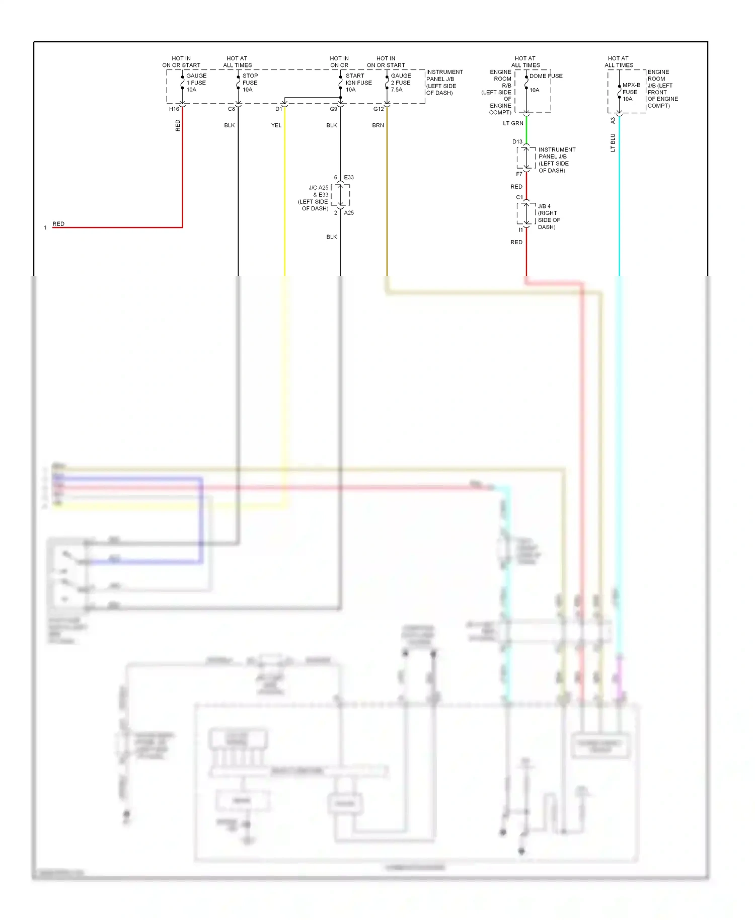 Wiring diagram can i/f for Lexus ES XV40 facelift (2009-2012) (4 of 15)