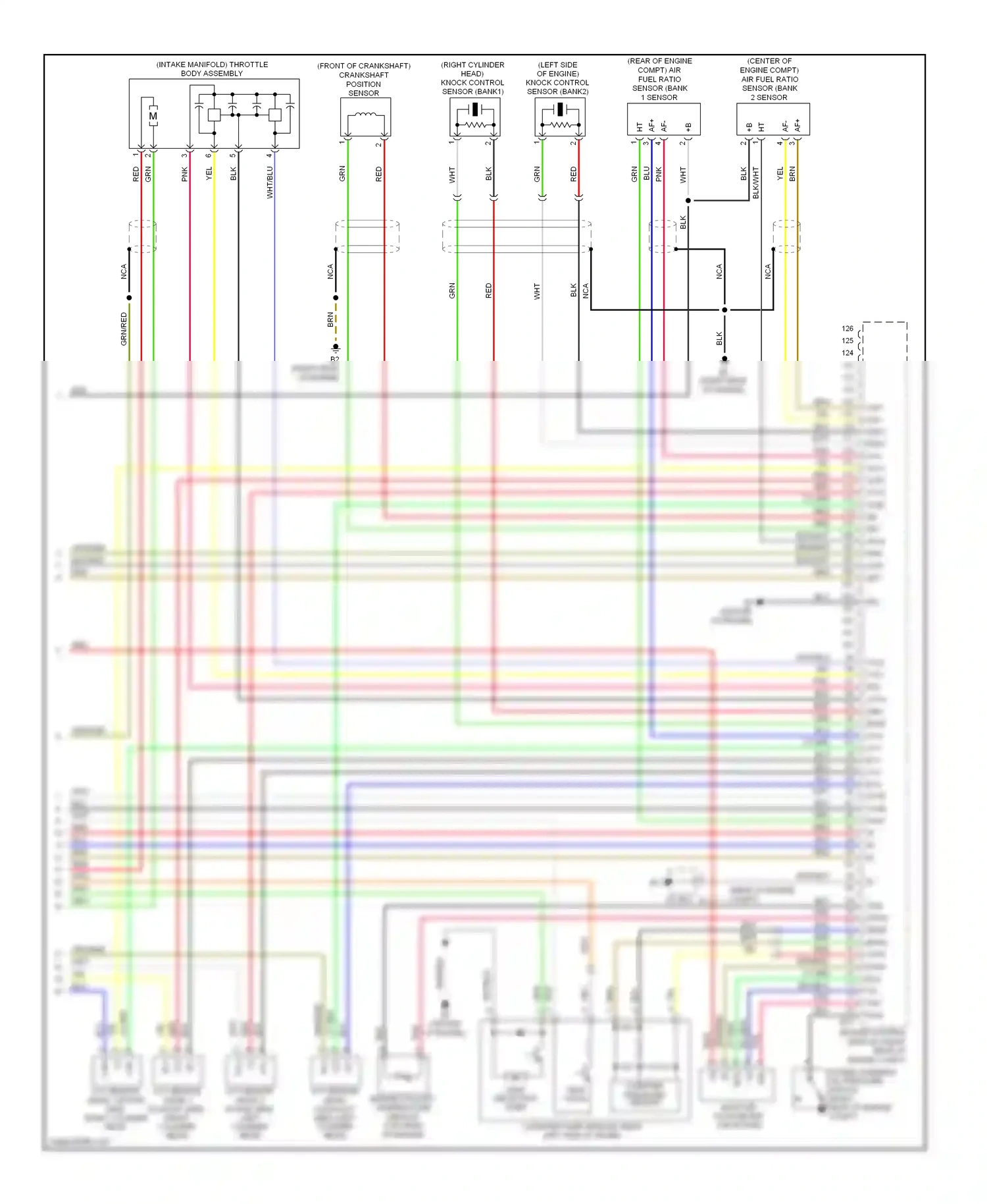 Wiring diagram ex+ for Lexus ES XV40 facelift (2009-2012) (1 of 1)