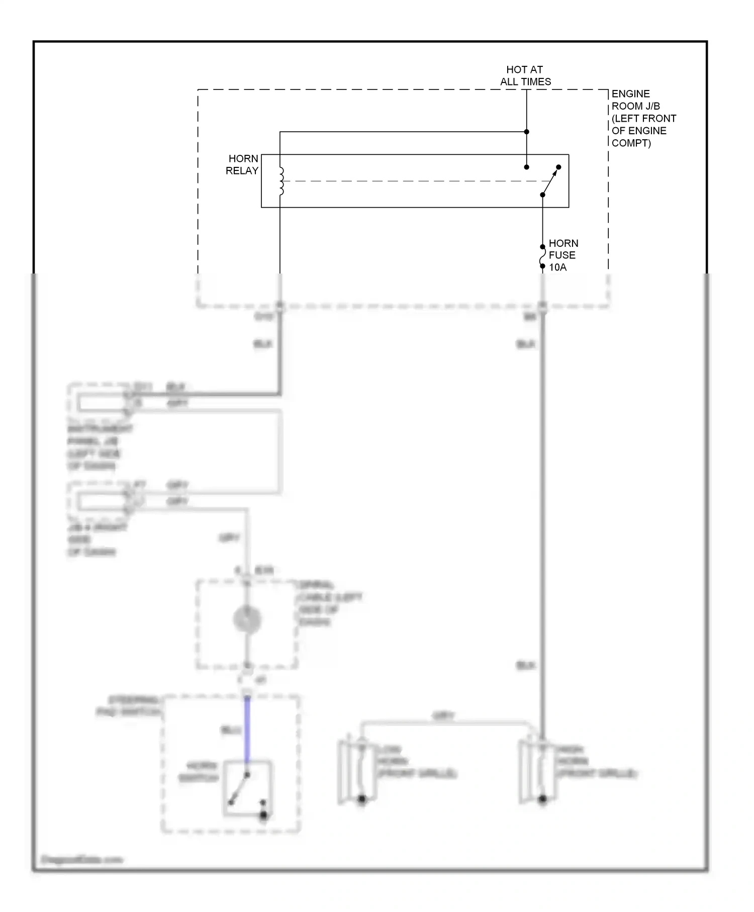 Wiring diagram gry for Lexus ES XV40 facelift (2009-2012) (28 of 67)