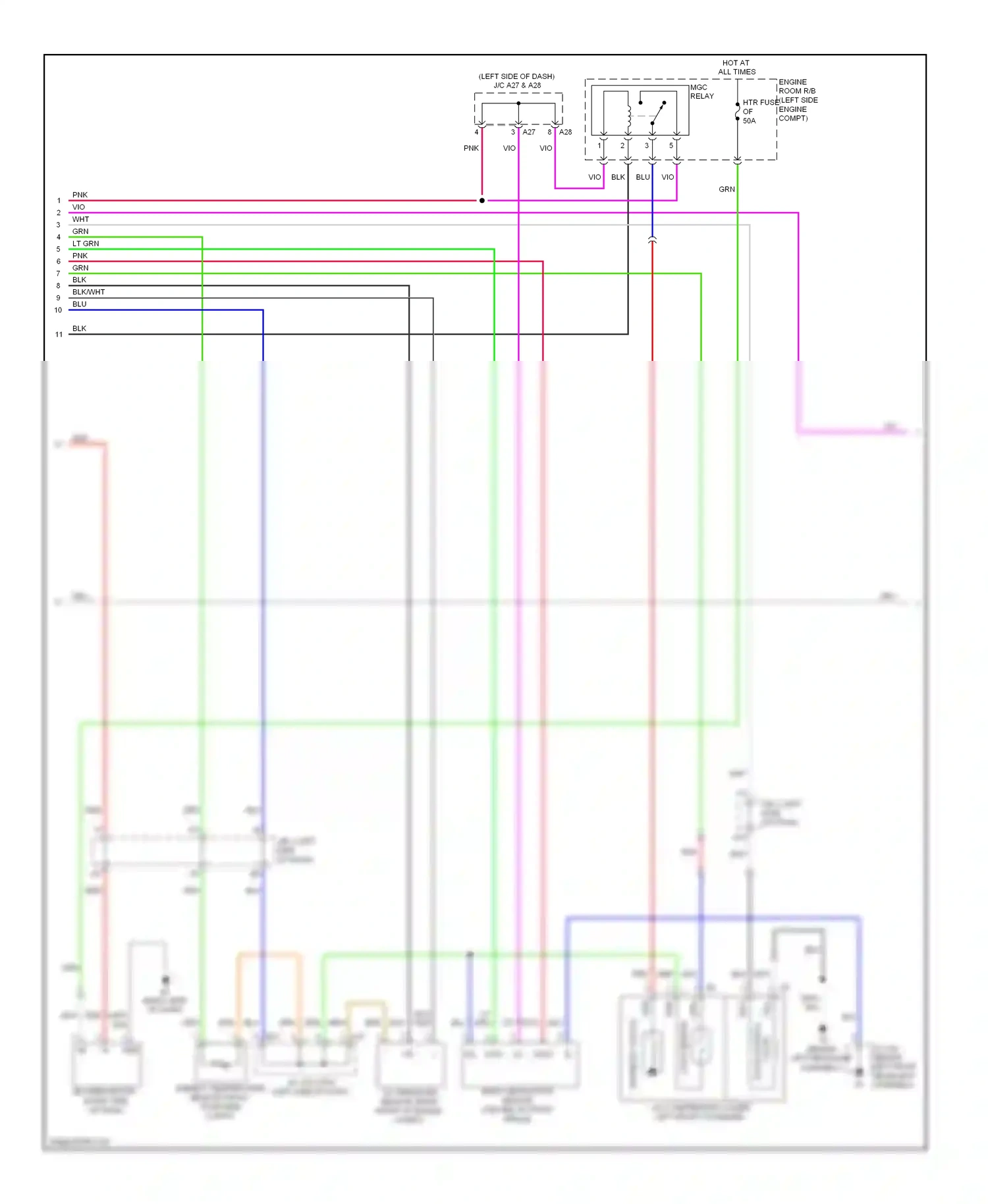 Wiring diagram gry for Lexus ES XV40 facelift (2009-2012) (3 of 67)