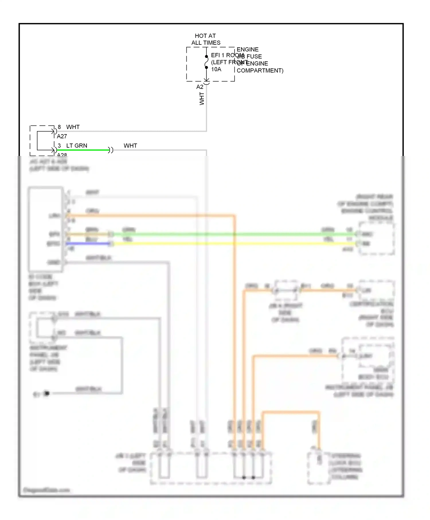 Wiring diagram lt grn for Lexus ES XV40 facelift (2009-2012) (20 of 68)