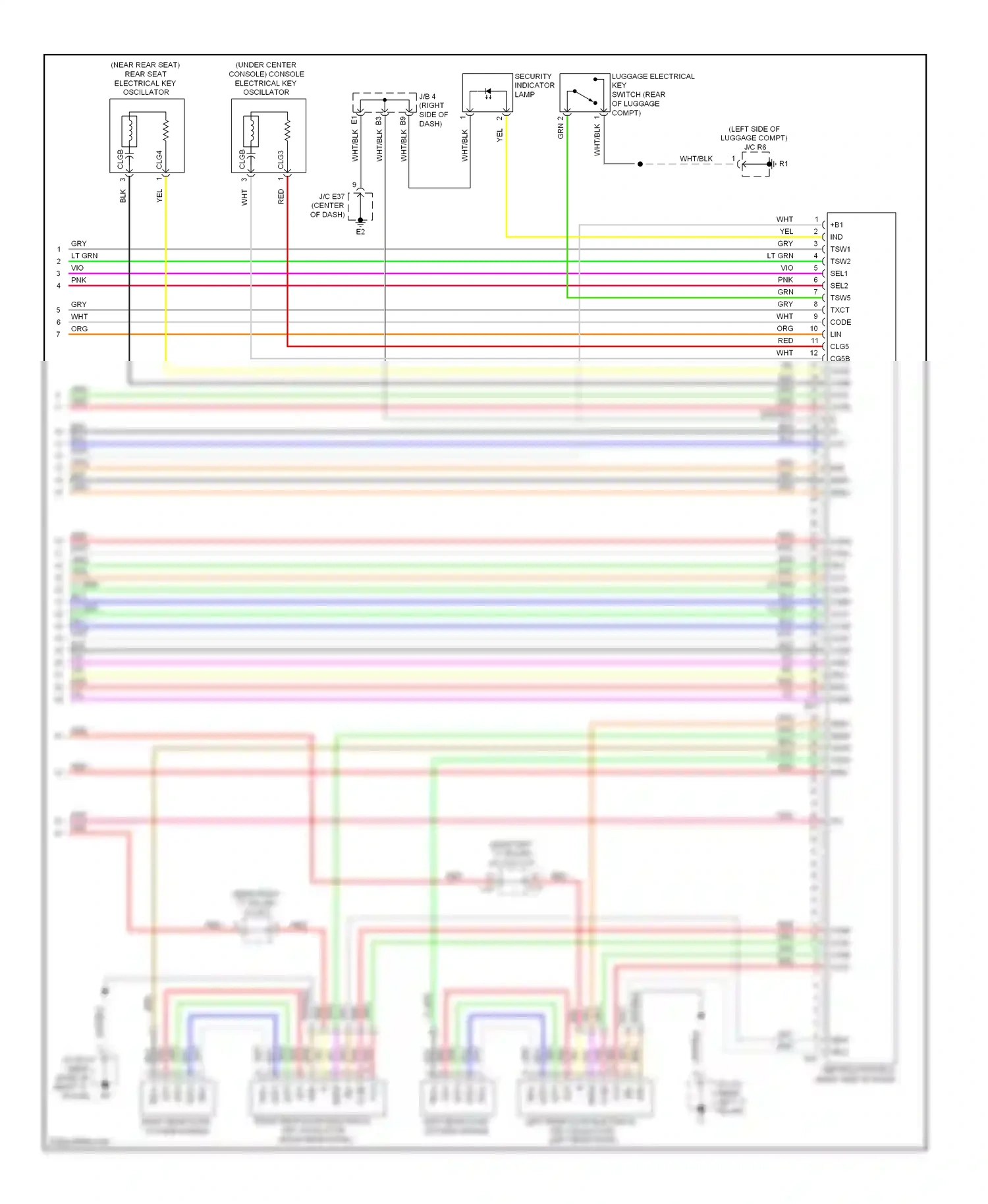 Wiring diagram lt grn for Lexus ES XV40 facelift (2009-2012) (10 of 68)