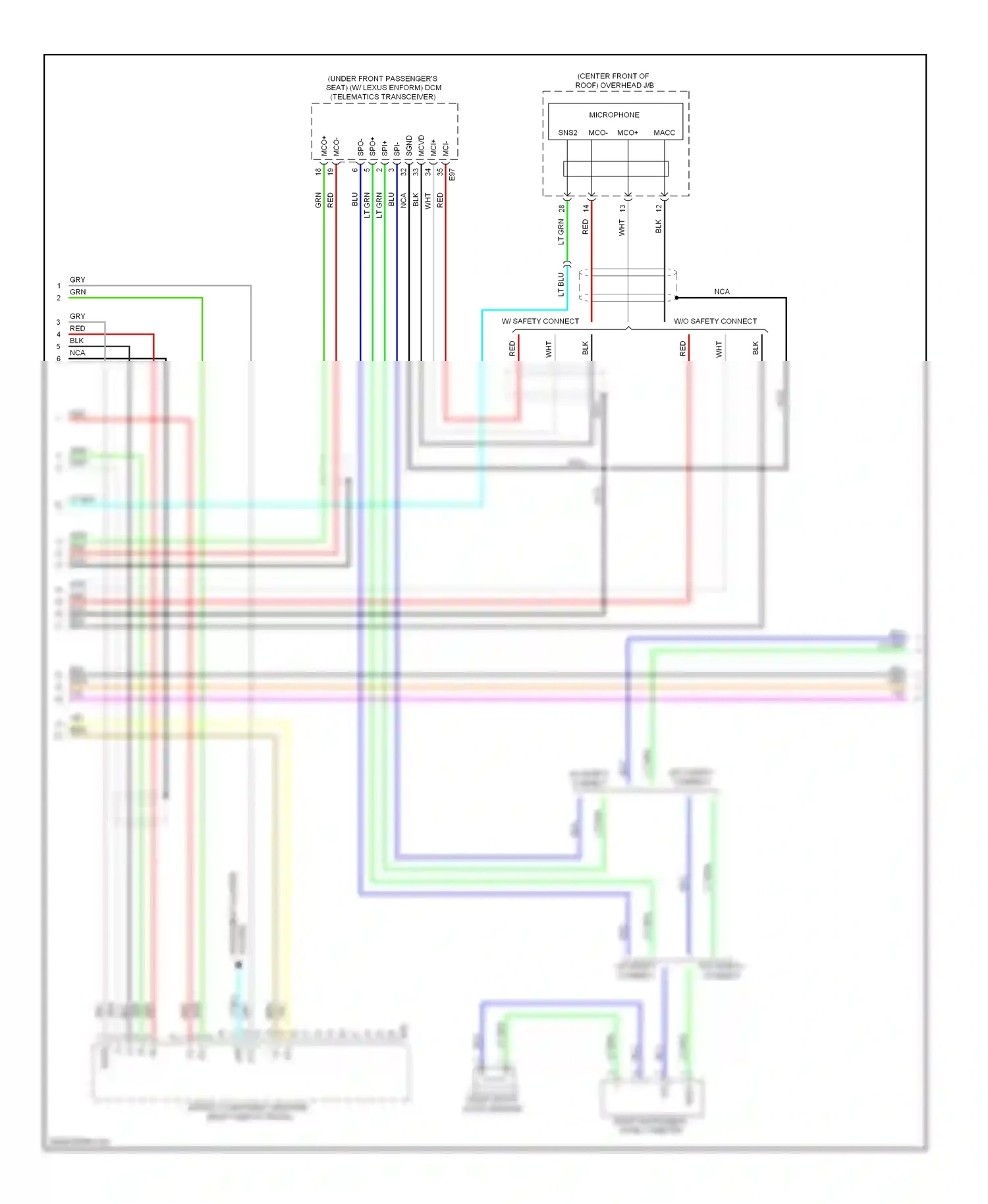 Wiring diagram -tw for Lexus ES XV40 facelift (2009-2012) (3 of 3)
