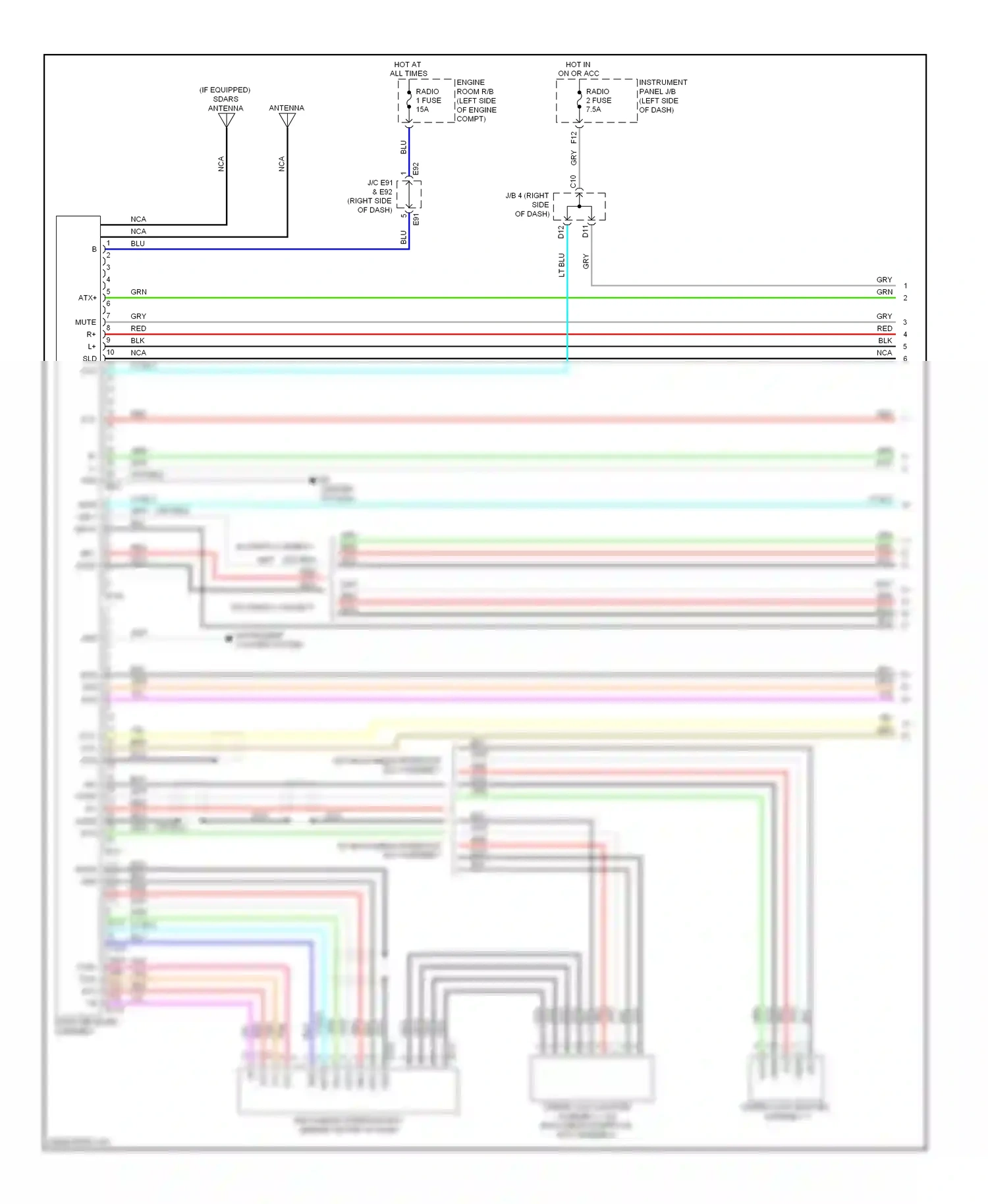 Wiring diagram vio for Lexus ES XV40 facelift (2009-2012) (56 of 65)