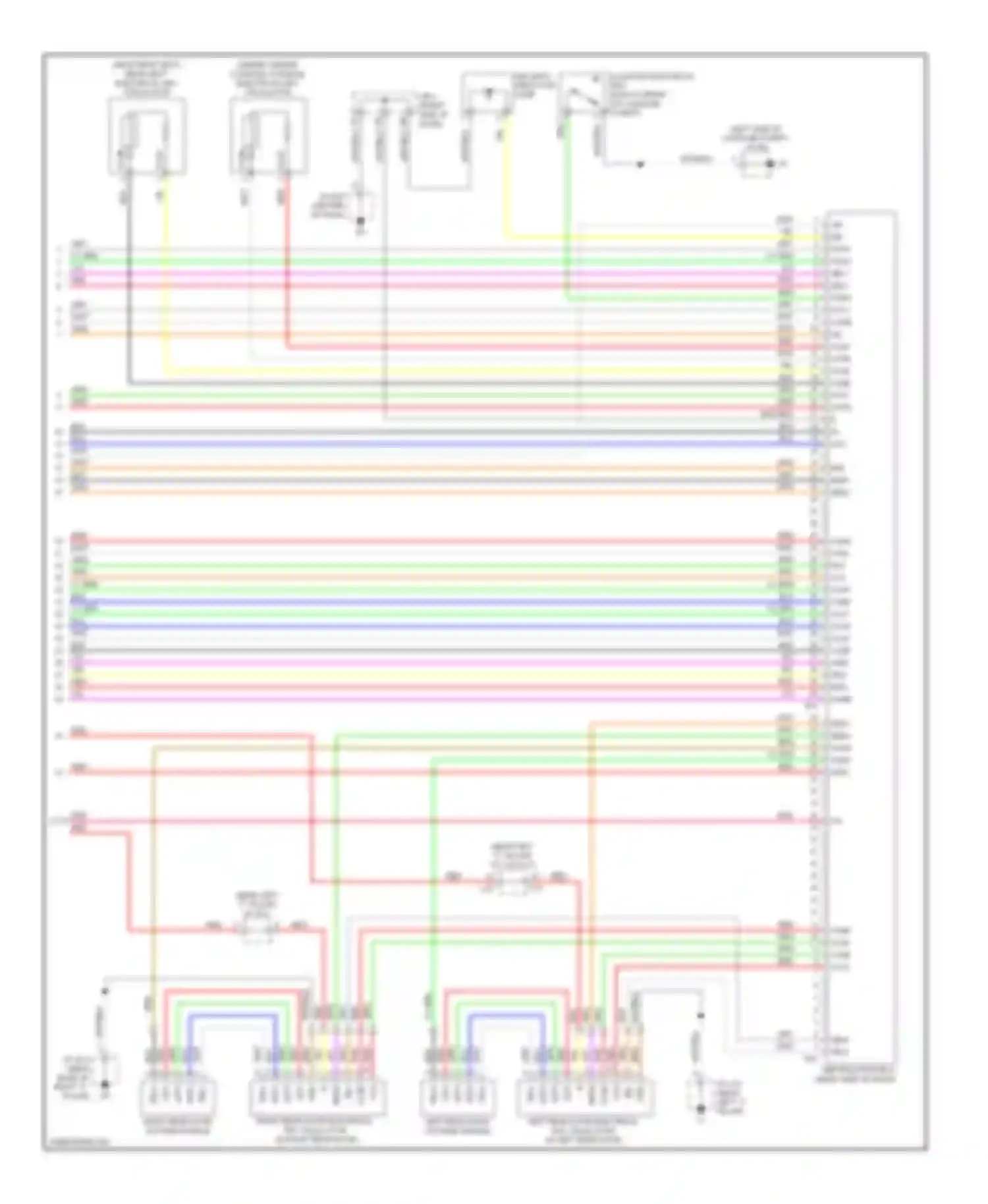 ES Lexus XV40 (2006-2009): Forced entry circuit (5 of 5)