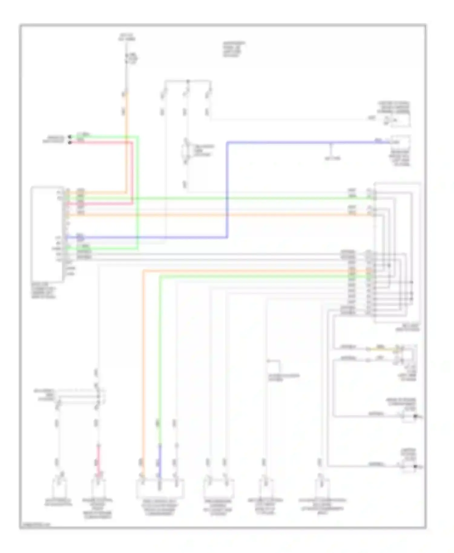 ES Lexus XV40 (2006-2009): Data link connector circuit