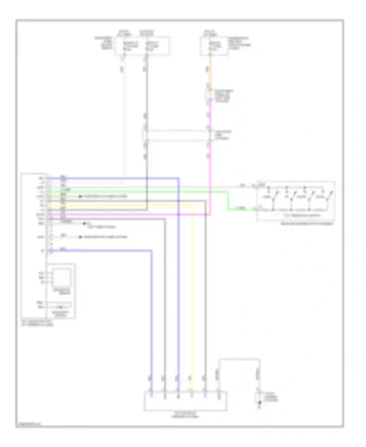 ES Lexus XV40 (2006-2009): Electronic power steering circuit