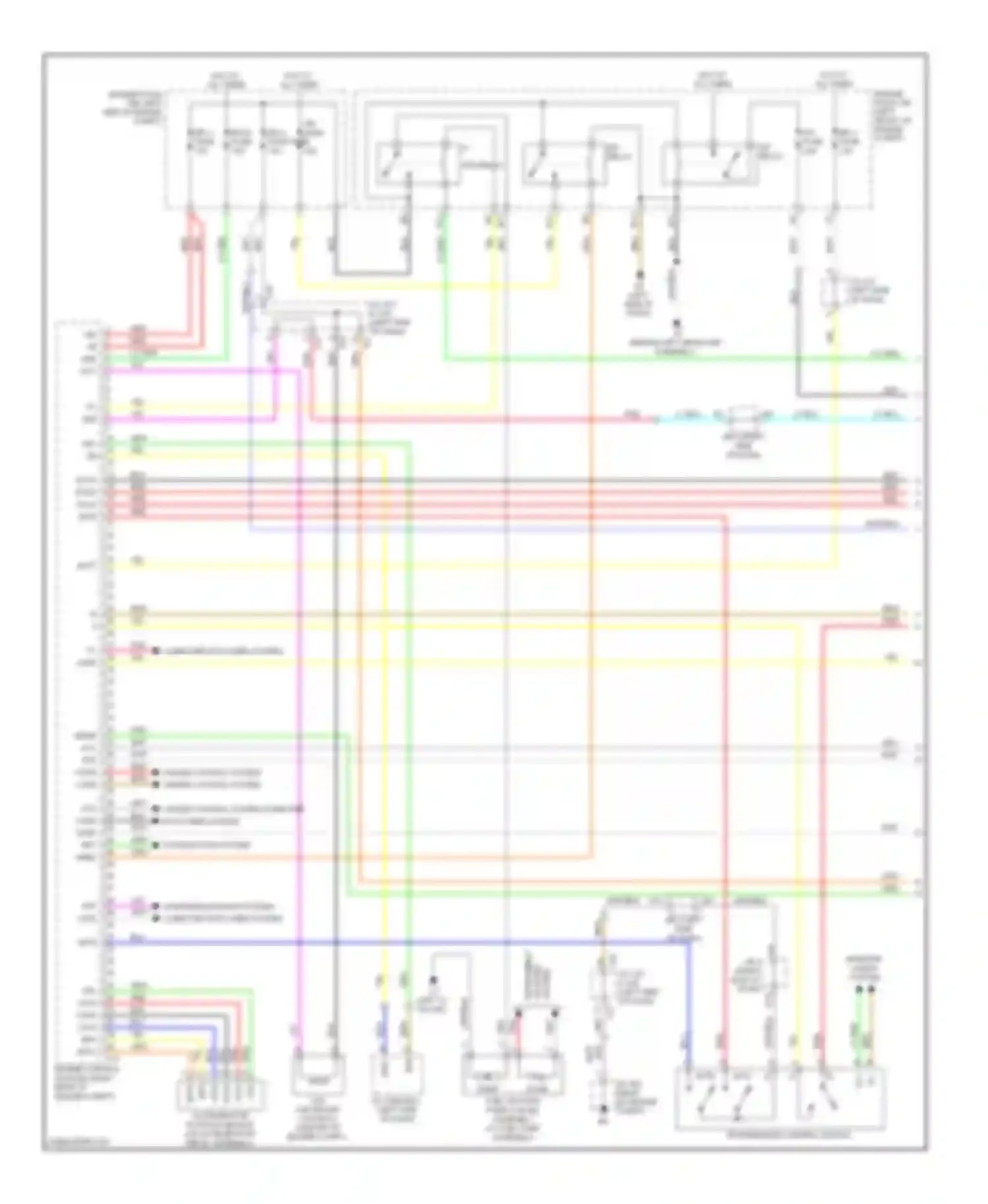 ES Lexus XV40 (2006-2009): Wiring diagram engine performance 3.5l (1 of 5)