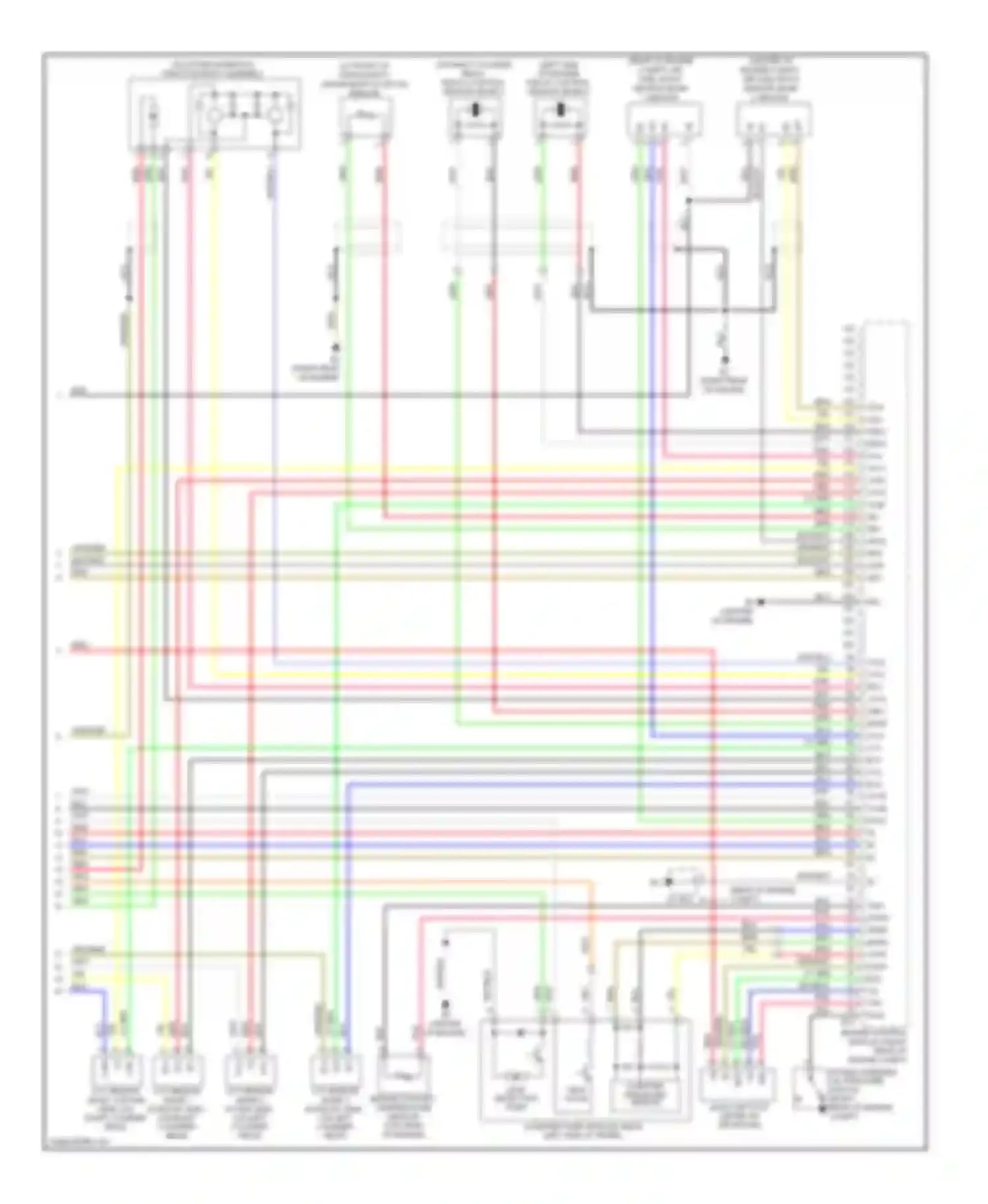 ES Lexus XV40 (2006-2009): Wiring diagram engine performance 3.5l (5 of 5)