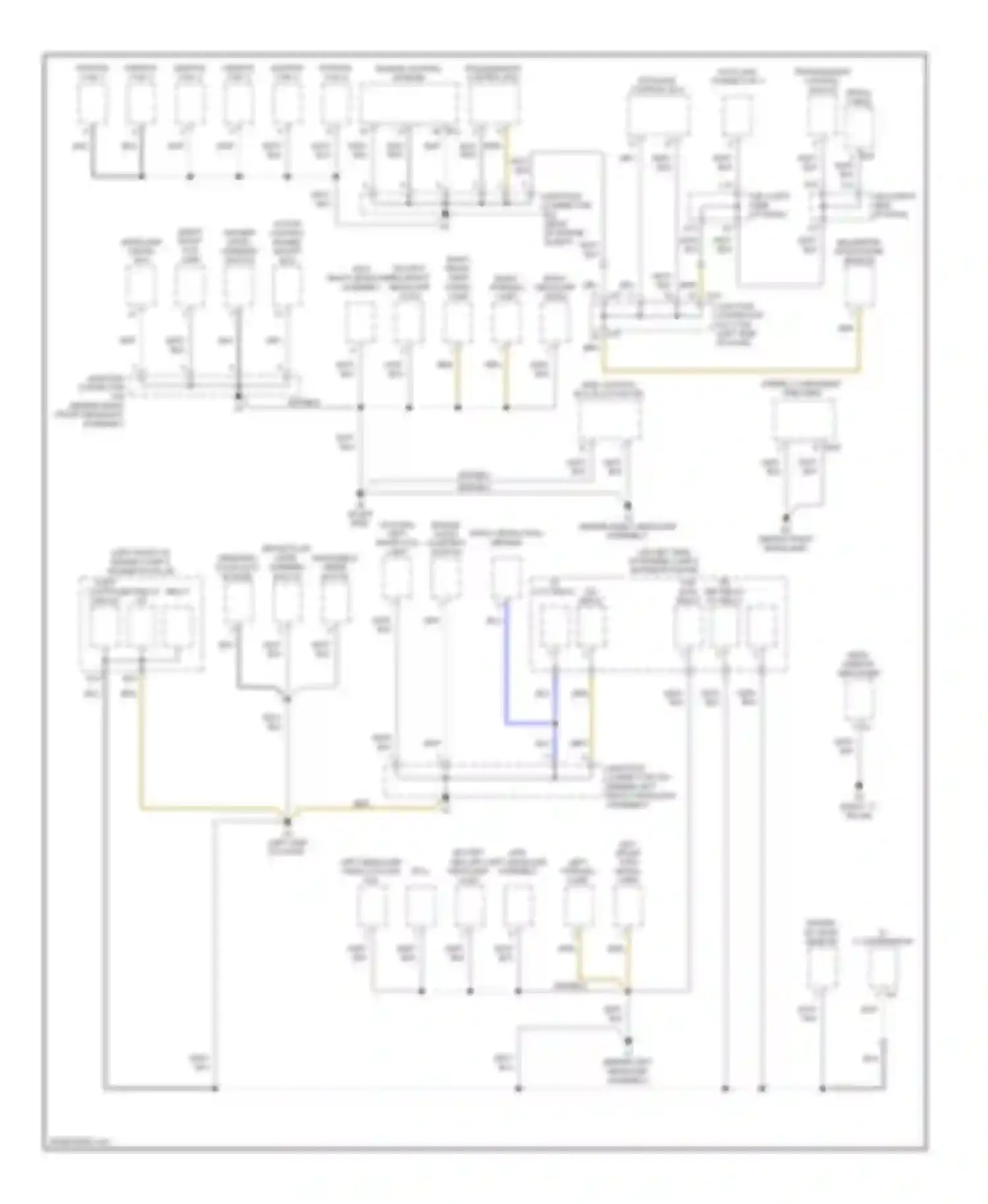 ES Lexus XV40 (2006-2009): Ground distribution circuit (1 of 3)