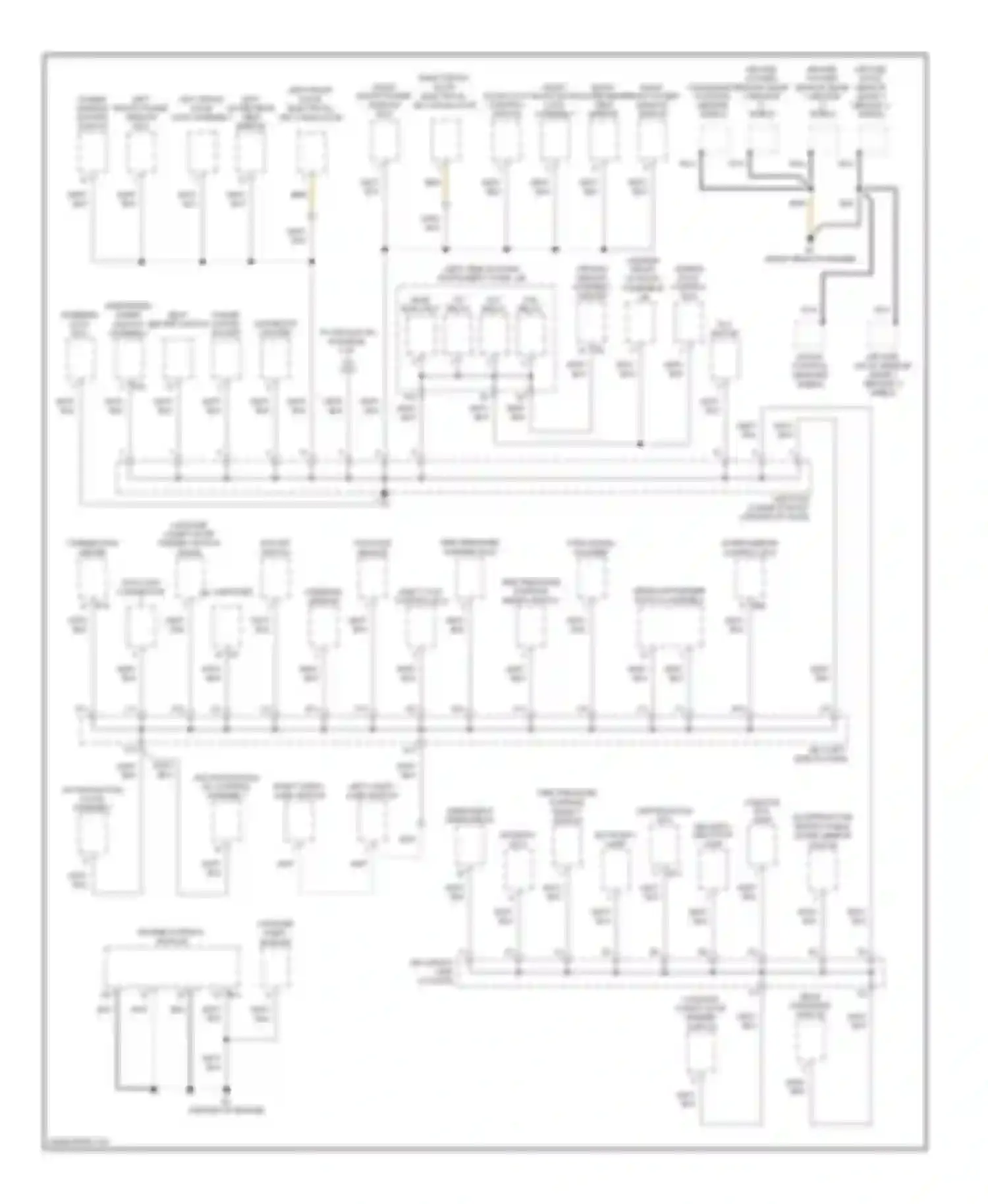 ES Lexus XV40 (2006-2009): Ground distribution circuit (2 of 3)