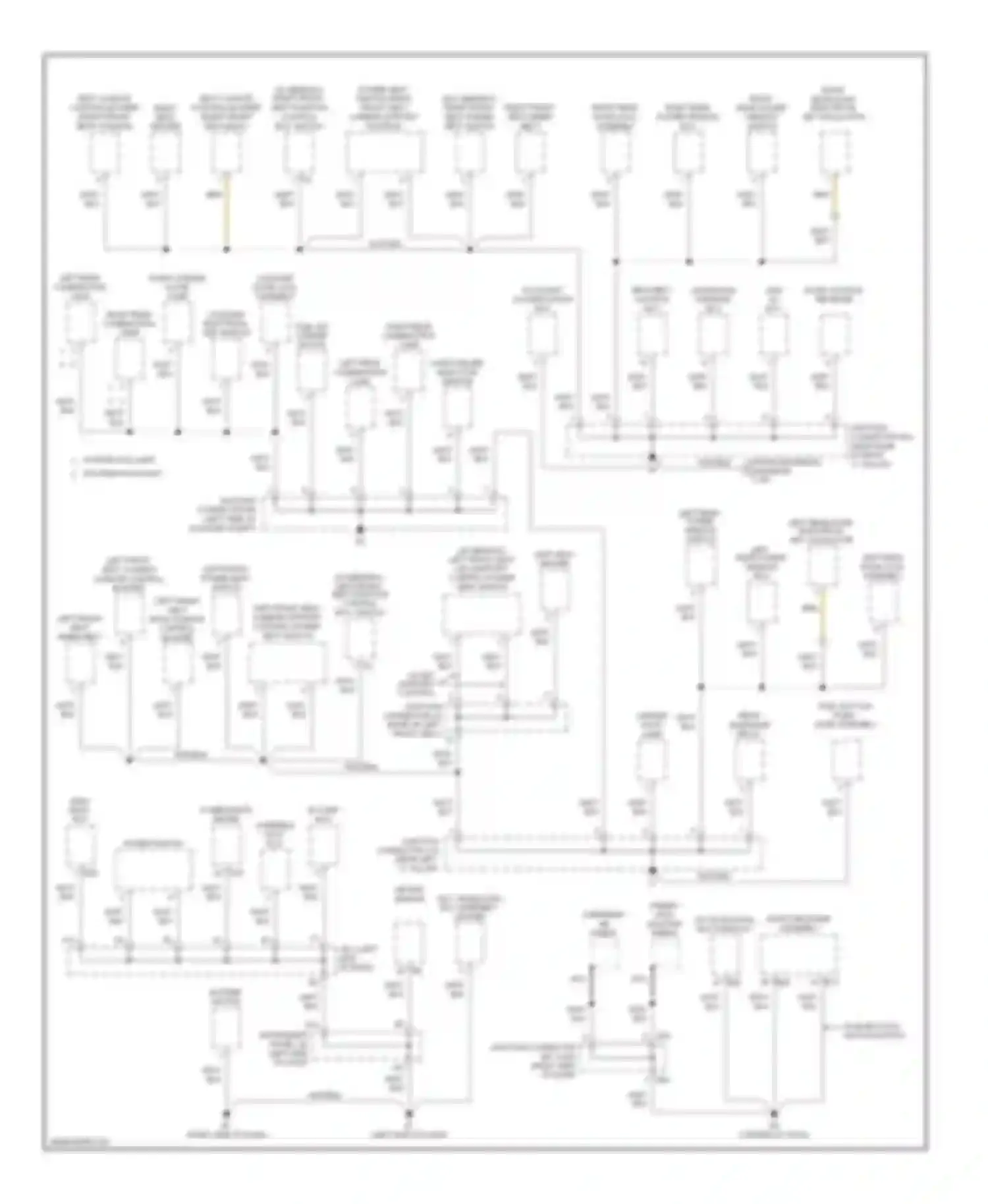 ES Lexus XV40 (2006-2009): Ground distribution circuit (3 of 3)