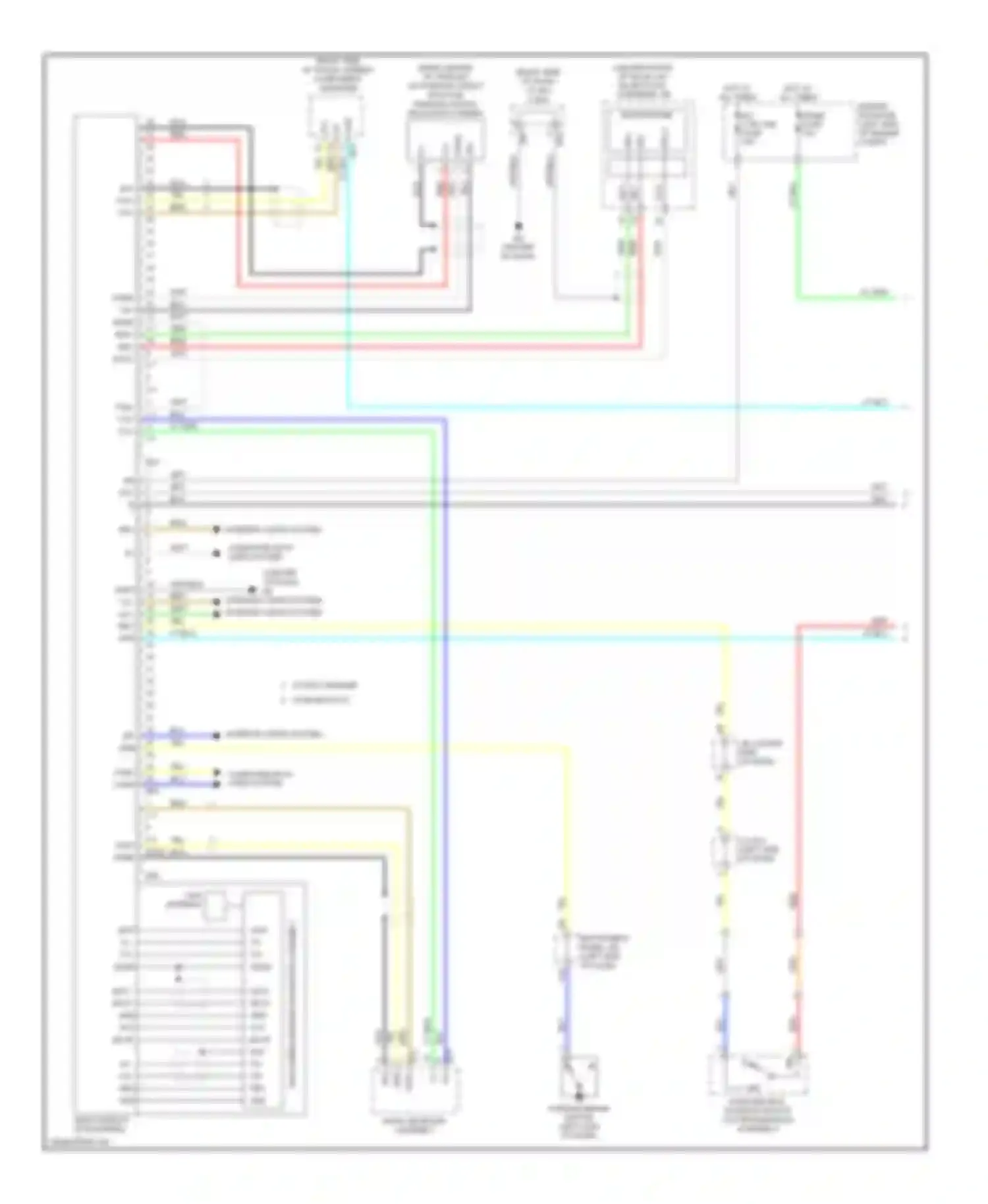 ES Lexus XV40 (2006-2009): Navigation circuit (1 of 2)