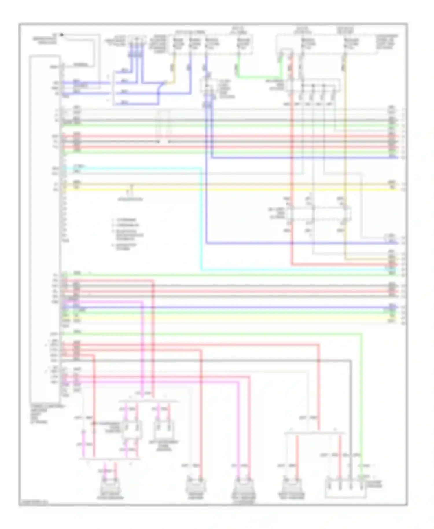 ES Lexus XV40 (2006-2009): Radio circuit (1 of 3)