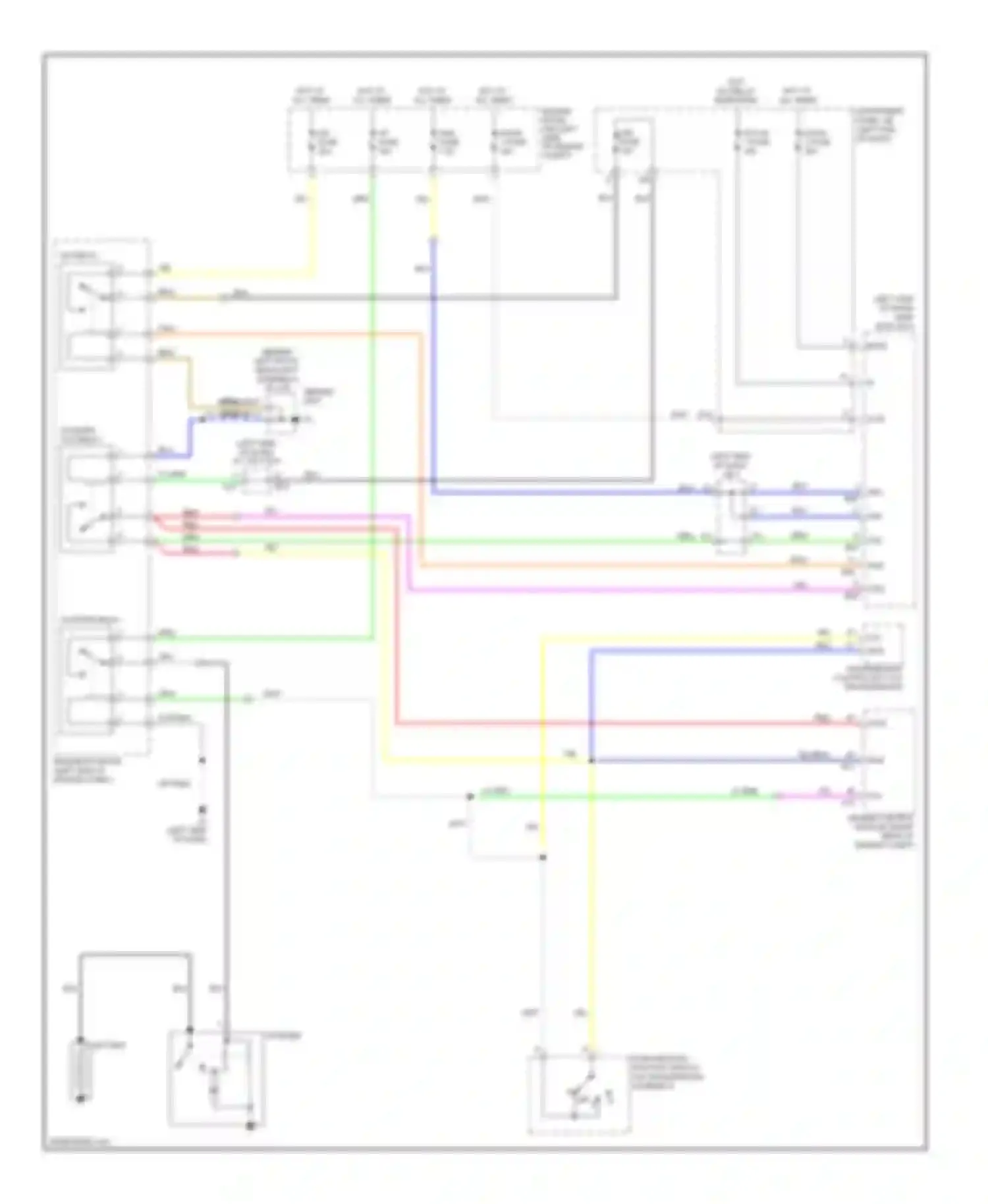 ES Lexus XV40 (2006-2009): Starting circuit