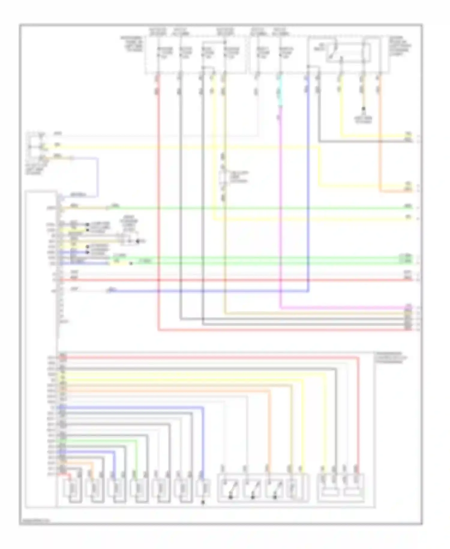 ES Lexus XV40 (2006-2009): A/t circuit (1 of 3)