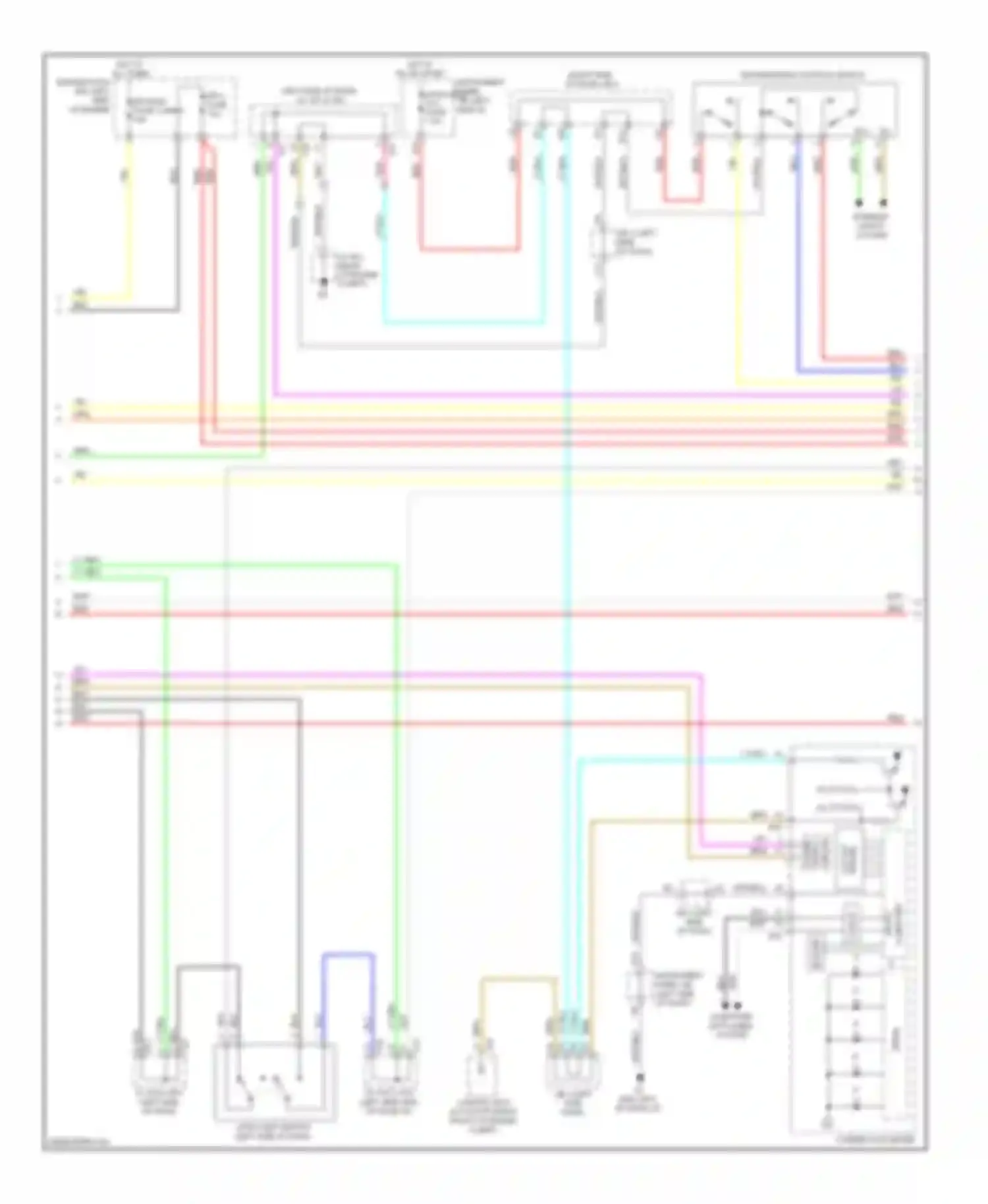 ES Lexus XV40 (2006-2009): A/t circuit (2 of 3)